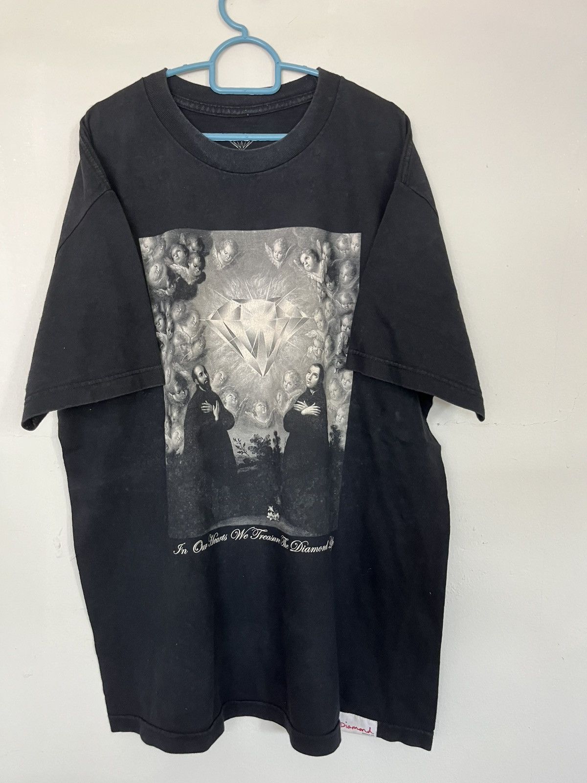 Diamond Supply Co. 🔥 DIAMOND SUPPLY SUNFADED MARY TEE Size US L / EU 52-54 / 3 - 2 Thumbnail