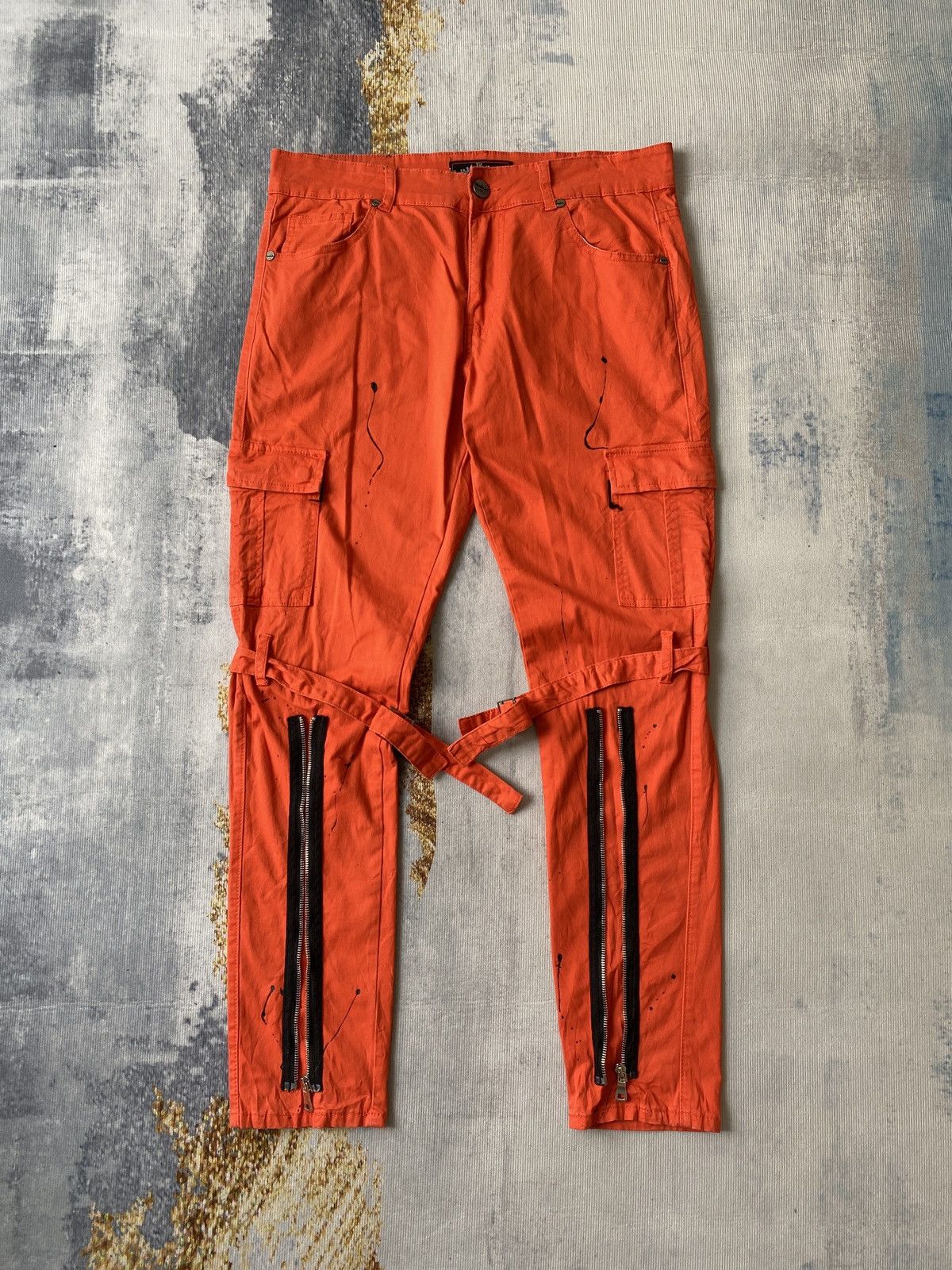 Japanese Brand × Seditionaries Denim City Bondage Splatter Design Punk Jeans Size US 34 / EU 50 - 1 Thumbnail