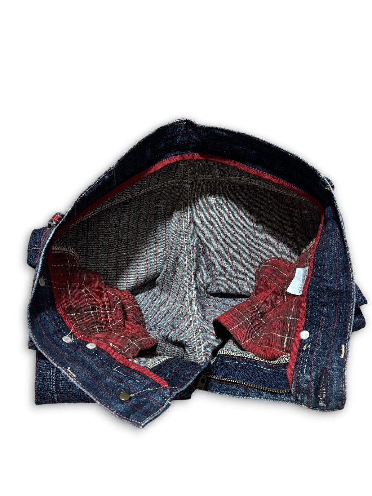 Levi's Archived Levi’s Redloop Made in Japan Pinstripe Denim Size US 30 / EU 46 - 6 Thumbnail