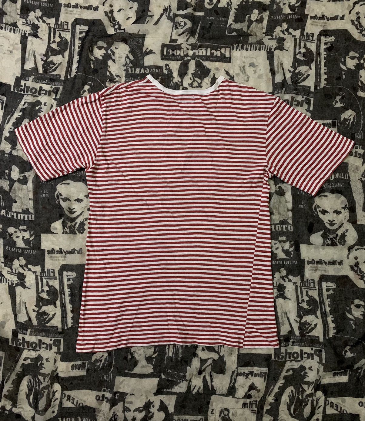 Hysteric Glamour 💥Vtg 90s Hysteric Glamour Sweat Wear Grunge Stripe Shirt Size US M / EU 48-50 / 2 - 3 Thumbnail