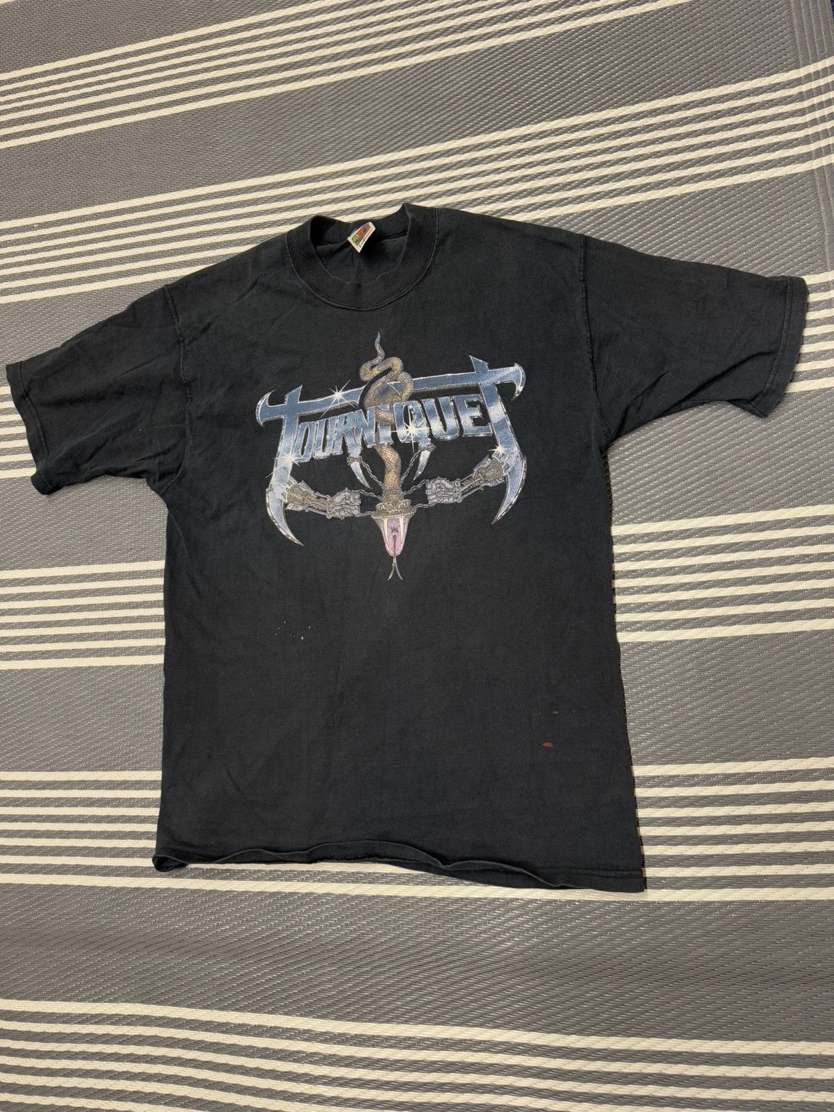 Band Tees Tourniquet trash metal t shirt 90s Size US XL / EU 56 / 4 - 1 Thumbnail