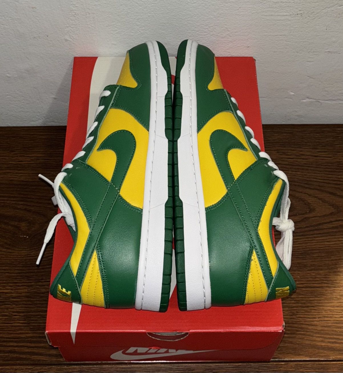 Nike Nike Dunk Low SP Brazil Yellow Green Size US 11 / EU 44 - 4 Thumbnail