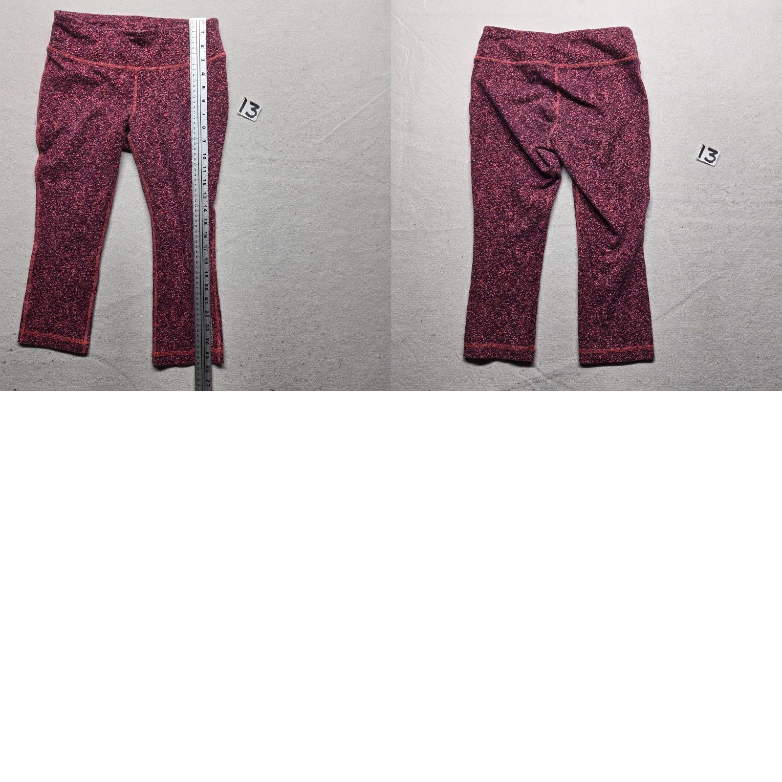 Reebok Reebok Leggings Capri Women S Purple Striped Logo Activewear 2020s Slim Fit Adult Small Clothing Womens Size 28" / US 6 / IT 42 - 8 Thumbnail