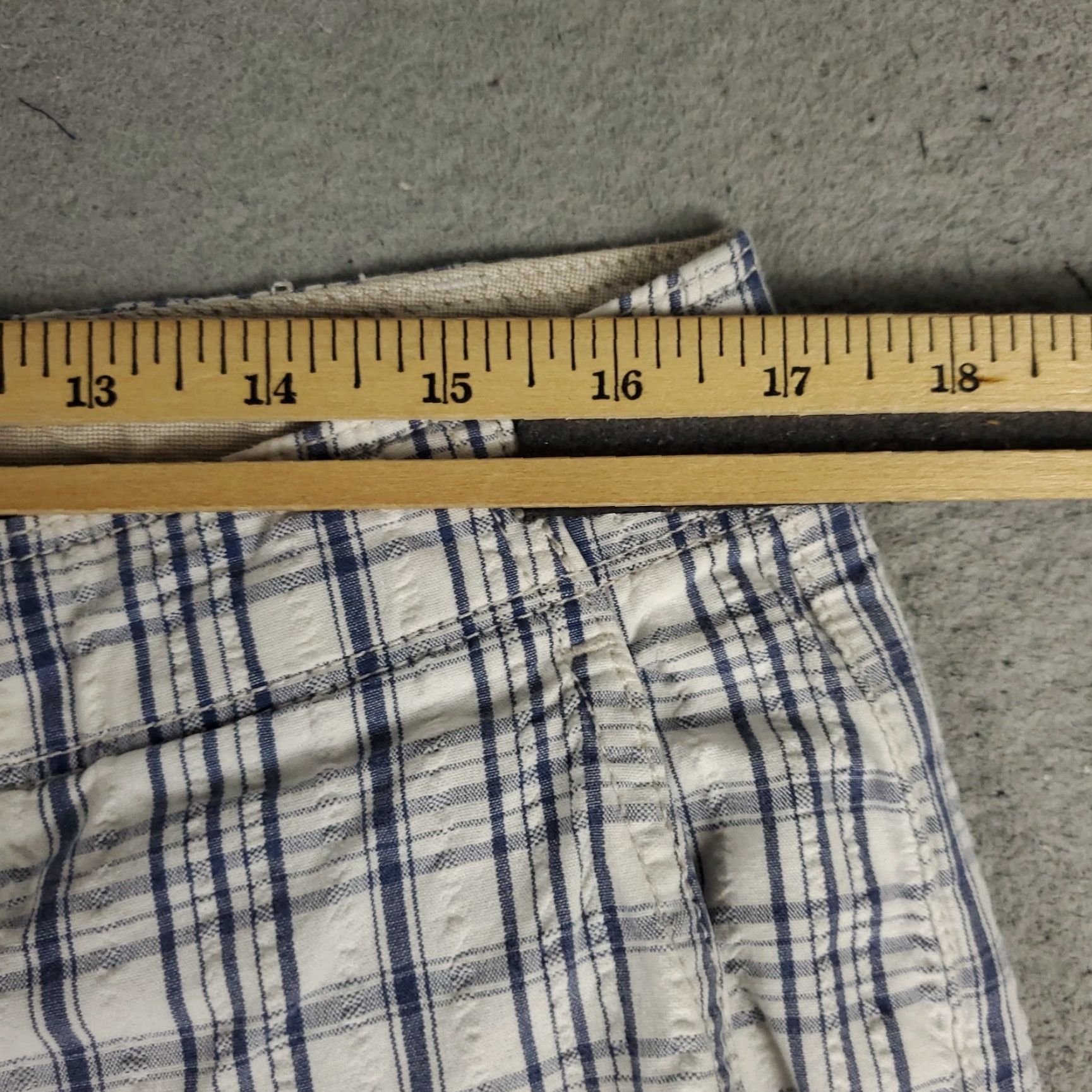 Tommy Bahama VINTAGE Tommy Bahama Men's Shorts 32 Cotton Plaid Flat Front Casual Summer Blue Size US 32 / EU 48 - 4 Thumbnail