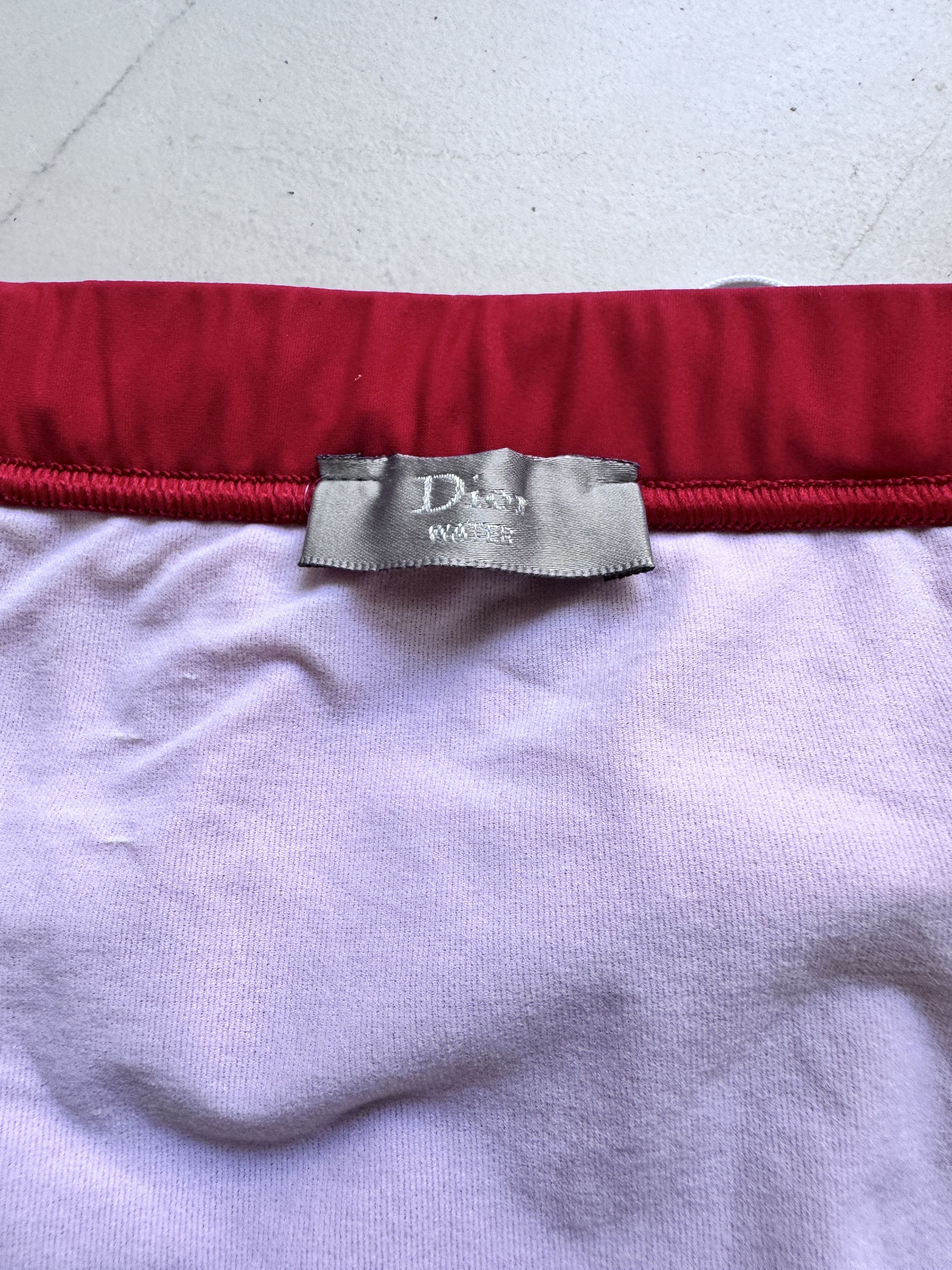 Dior Dior Homme Red with Silver Geometric Print Swim Brief Slip Size US 30 / EU 46 - 4 Thumbnail