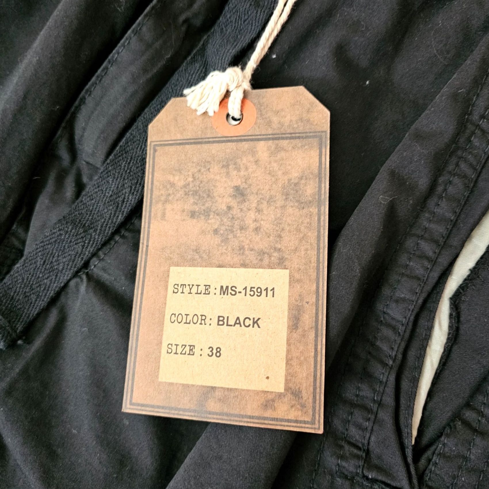 Vintage VINTAGE M. Society Jogger Pants Black Size 38 Elastic Drawstring Waist Pockets Casual Mens Size US 38 / EU 54 - 4 Thumbnail