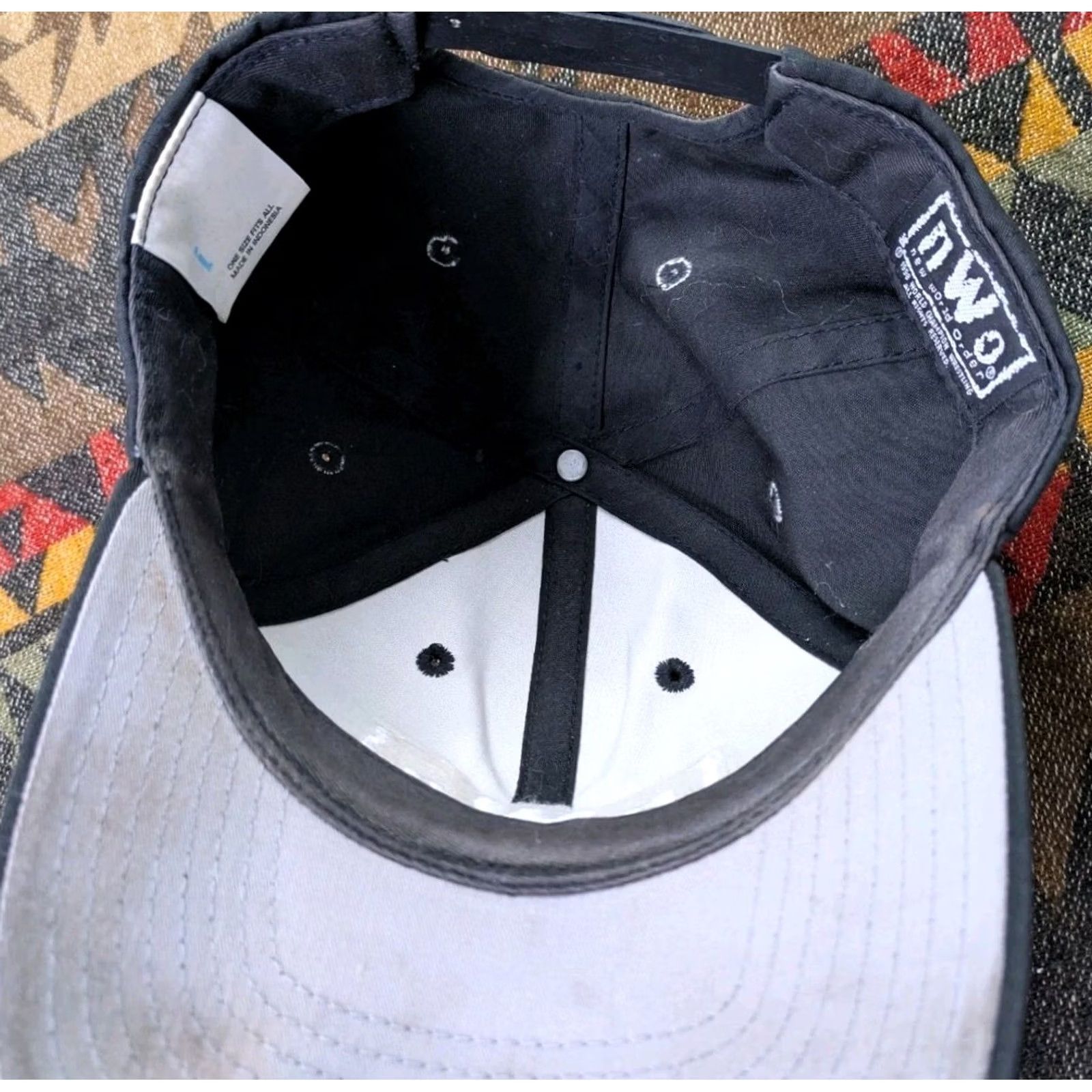 Vintage VINTAGE 1998 NWO Hat WCW New World Order WWE WWF Wrestling Snapback Cap OSFM Size ONE SIZE - 4 Thumbnail