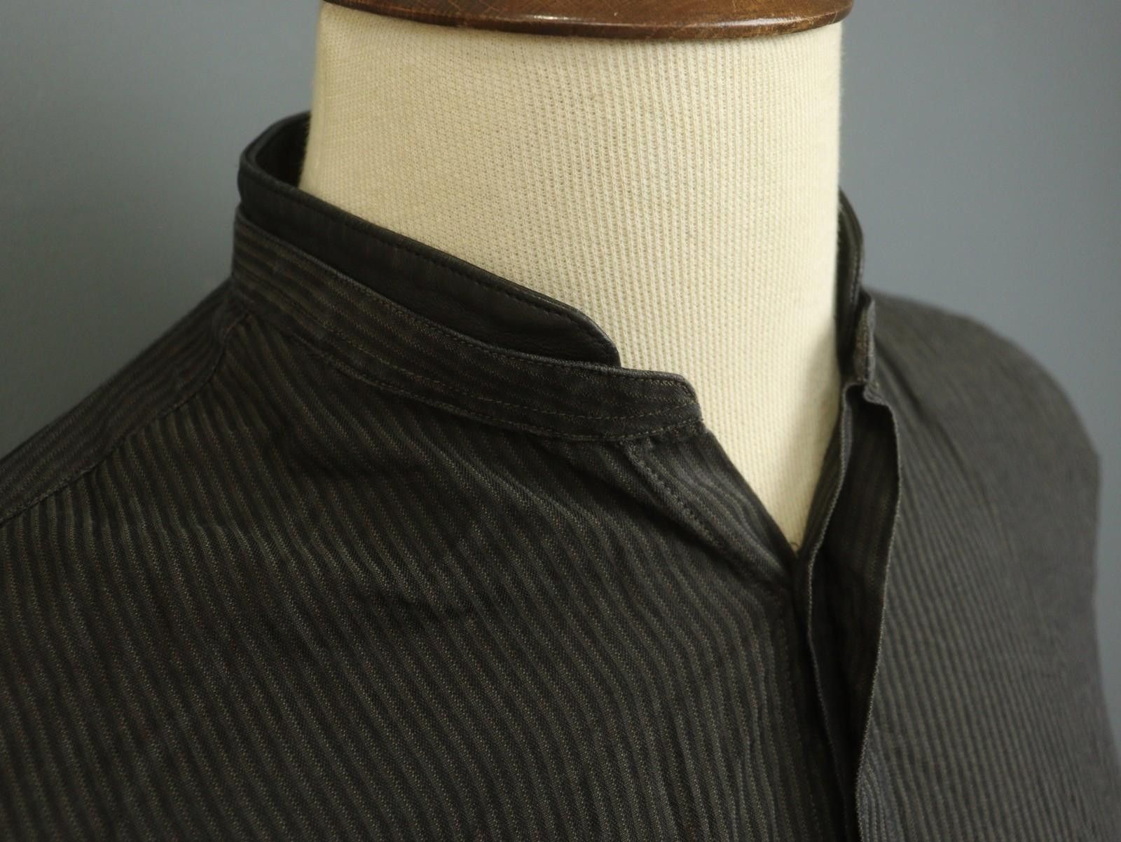 The Kooples The Kooples Brown Striped Cotton Fit Button Up Shirt Size L Size US L / EU 52-54 / 3 - 5 Thumbnail