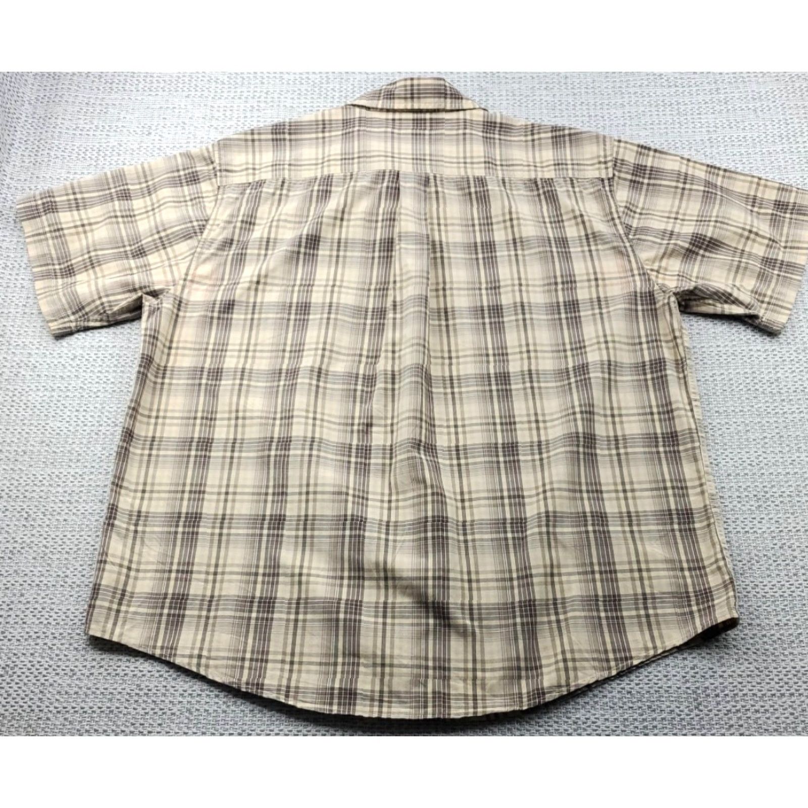Carhartt VINTAGE Carhartt Shirt Mens XL Button Up Short Sleeve Plaid Cotton Regular Fit Workwear Size US XL / EU 56 / 4 - 6 Thumbnail