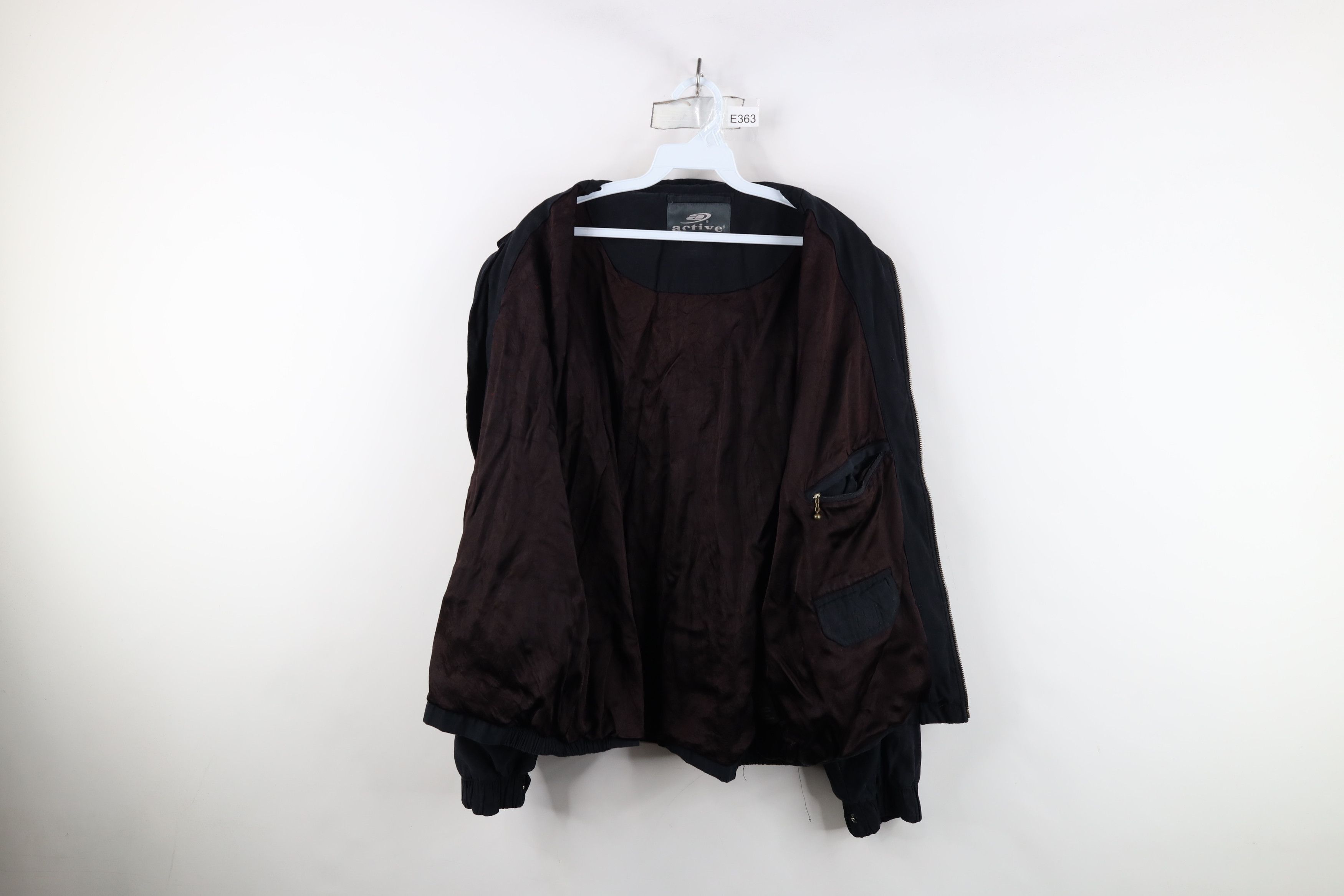 Vintage Vintage 90s Ohio State University Microfiber Bomber Jacket Size US L / EU 52-54 / 3 - 12 Thumbnail