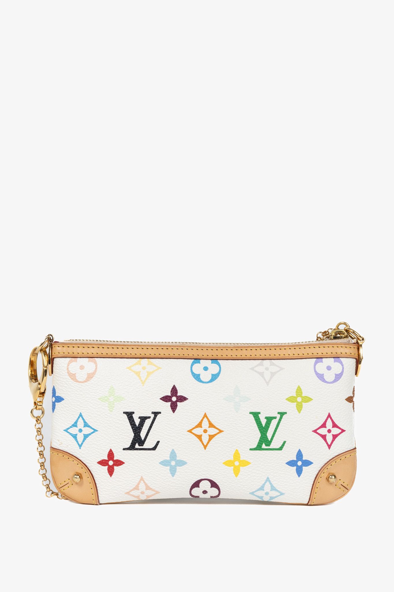 Louis Vuitton × Takashi Murakami Louis Vuitton Milla MM Multicolore Monogram Pochette Size ONE SIZE - 4 Thumbnail