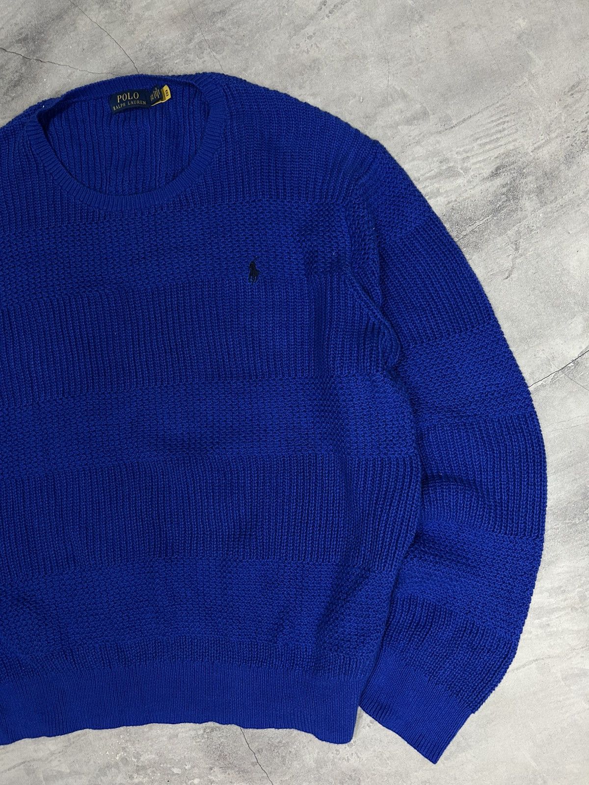 Polo Ralph Lauren × Vintage Vintage Knit Polo Ralph Lauren Golf Sweatshirt Oldmoney Size US XXL / EU 58 / 5 - 3 Thumbnail