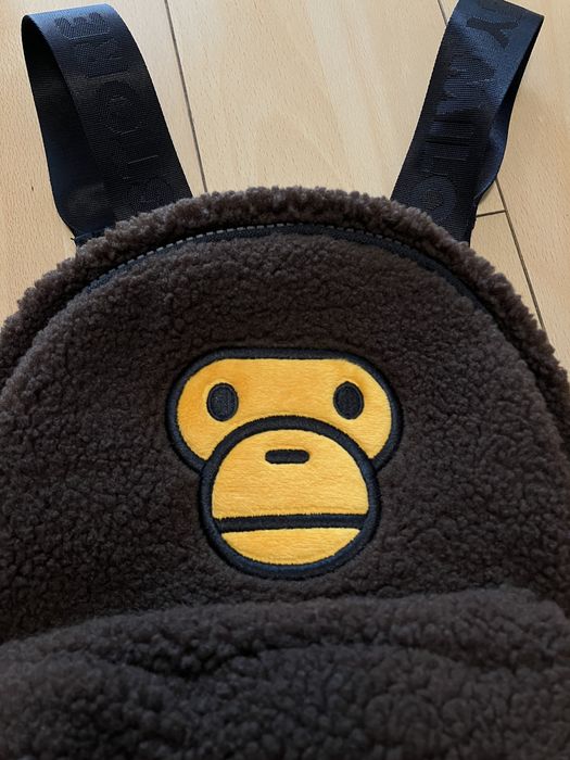 Bape Baby Milo Mini Fur Backpack | Grailed