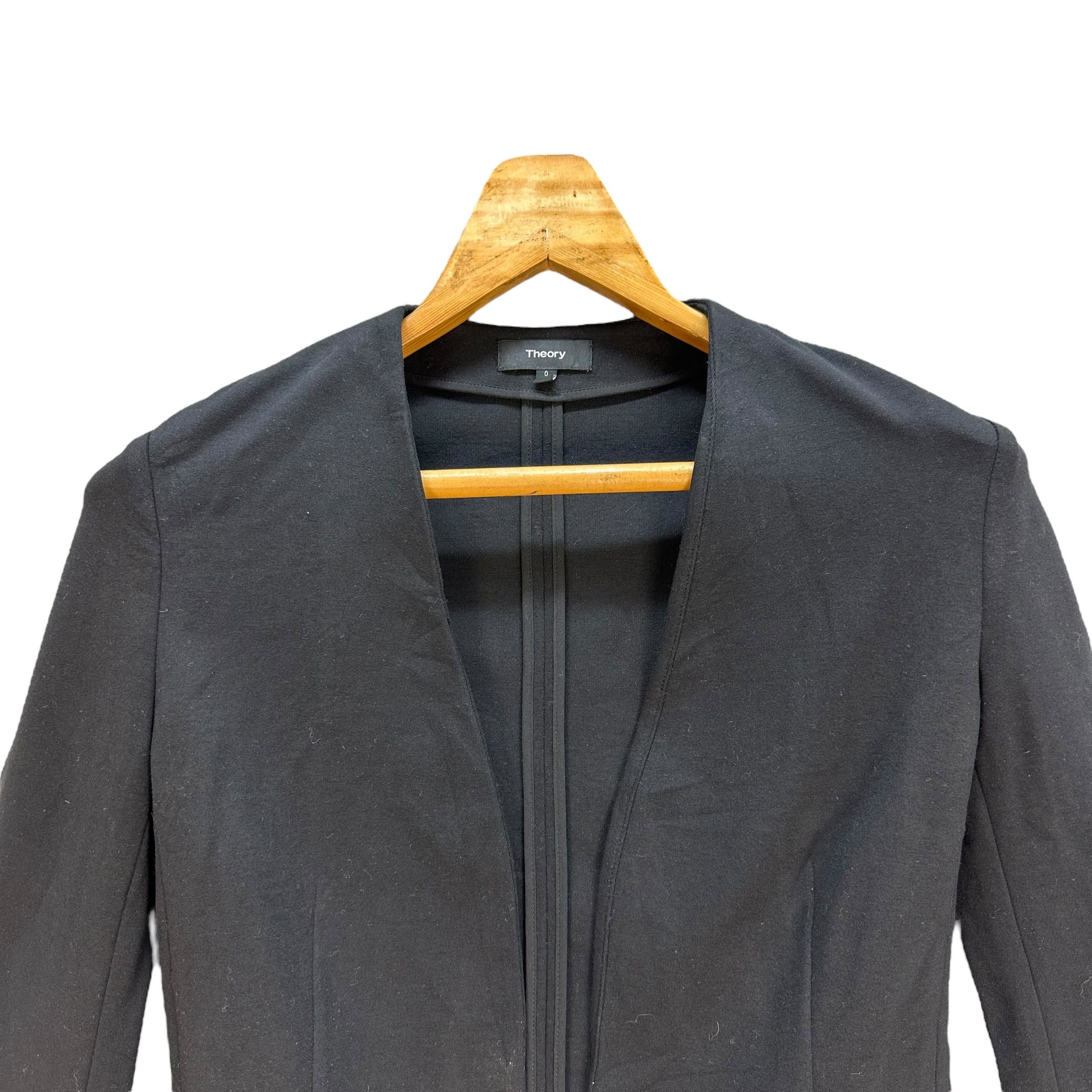 Theory THEORY Buttonless Suit Jacket Cardigan Jacket #A60-1379 Size XXS / US 00 / IT 34 - 2 Thumbnail