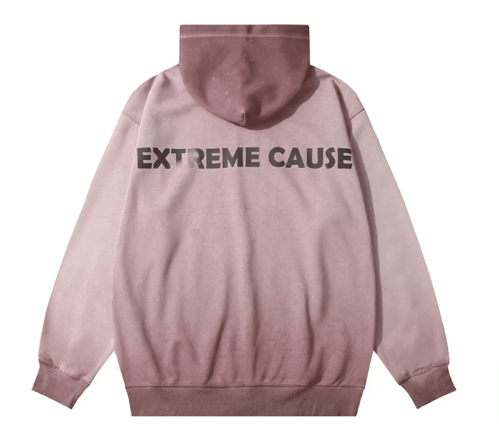 Japanese Brand × Vintage "Extreme Cause-Red-L" Oversized Hoodie Size US L / EU 52-54 / 3 - 2 Thumbnail