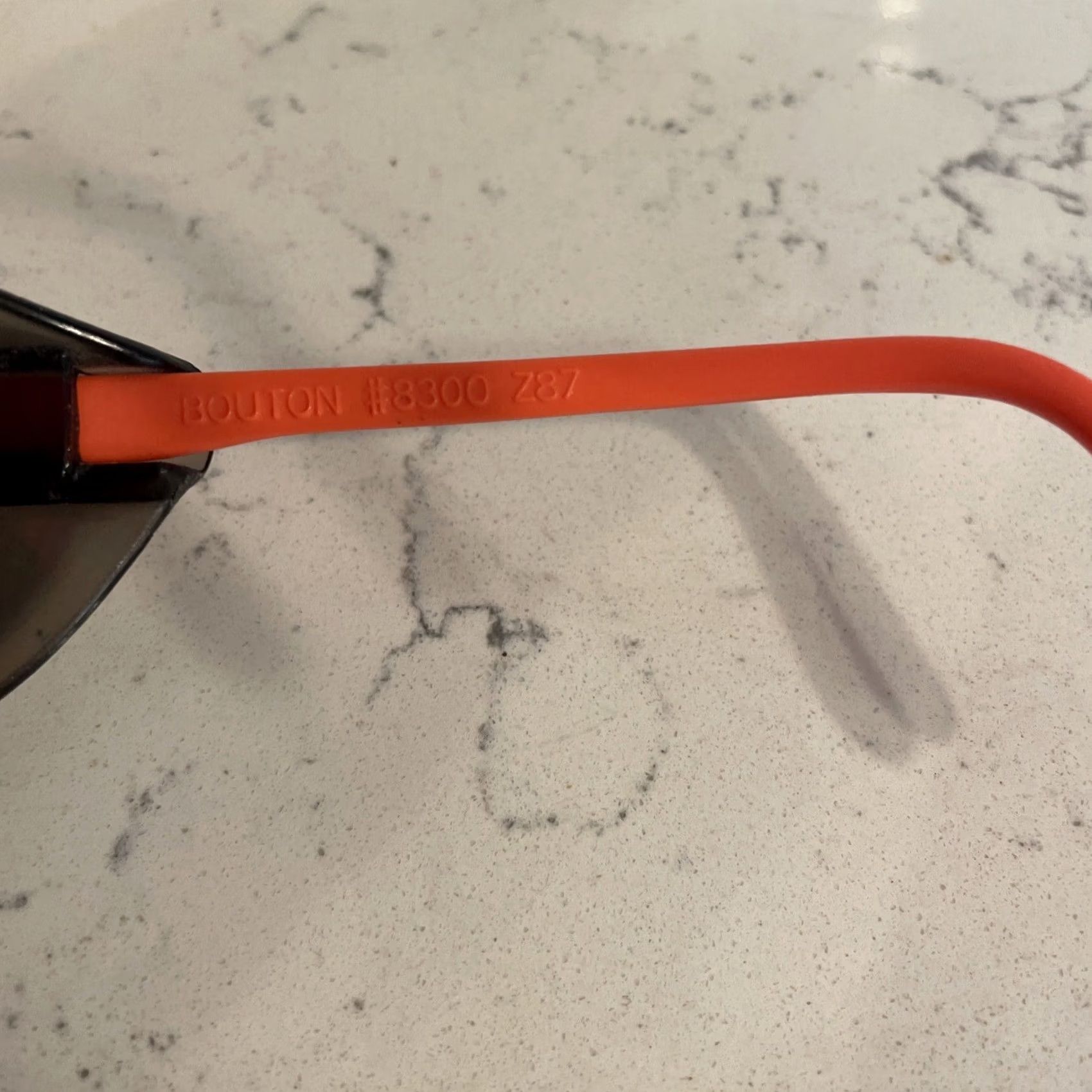 Etro VINTAGE Bouton Panalite Sunglasses Shield 70s 80s EUC Neon Orange Metal Unisex Adults Hip Hop Z87 Size ONE SIZE - 7 Thumbnail