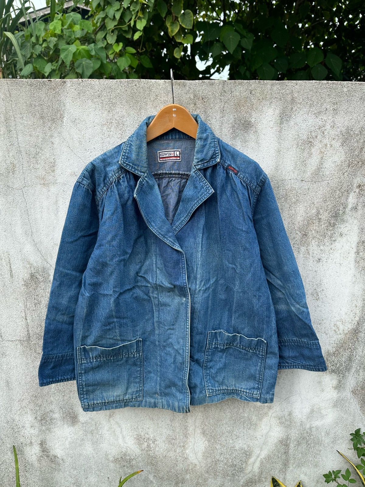 Edwin Edwin shawl denim jacket inspired 50s Size US L / EU 52-54 / 3 - 3 Thumbnail