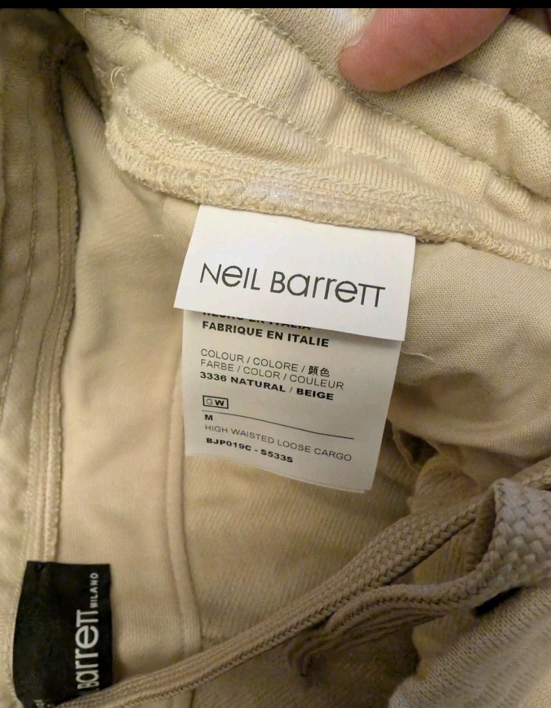 Neil Barrett Jogging pants Size US 34 / EU 50 - 2 Thumbnail