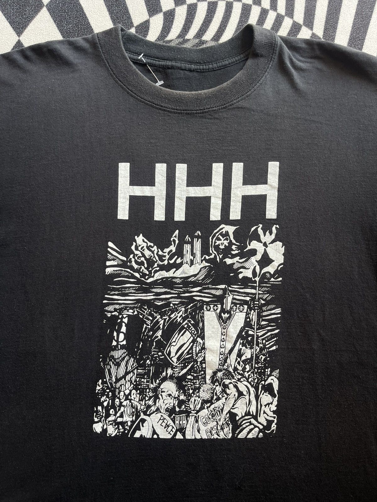 Band Tees Vintage HHH Harina de Huesos Humanos hardcore/punk 80’-90’s Size US L / EU 52-54 / 3 - 5 Thumbnail