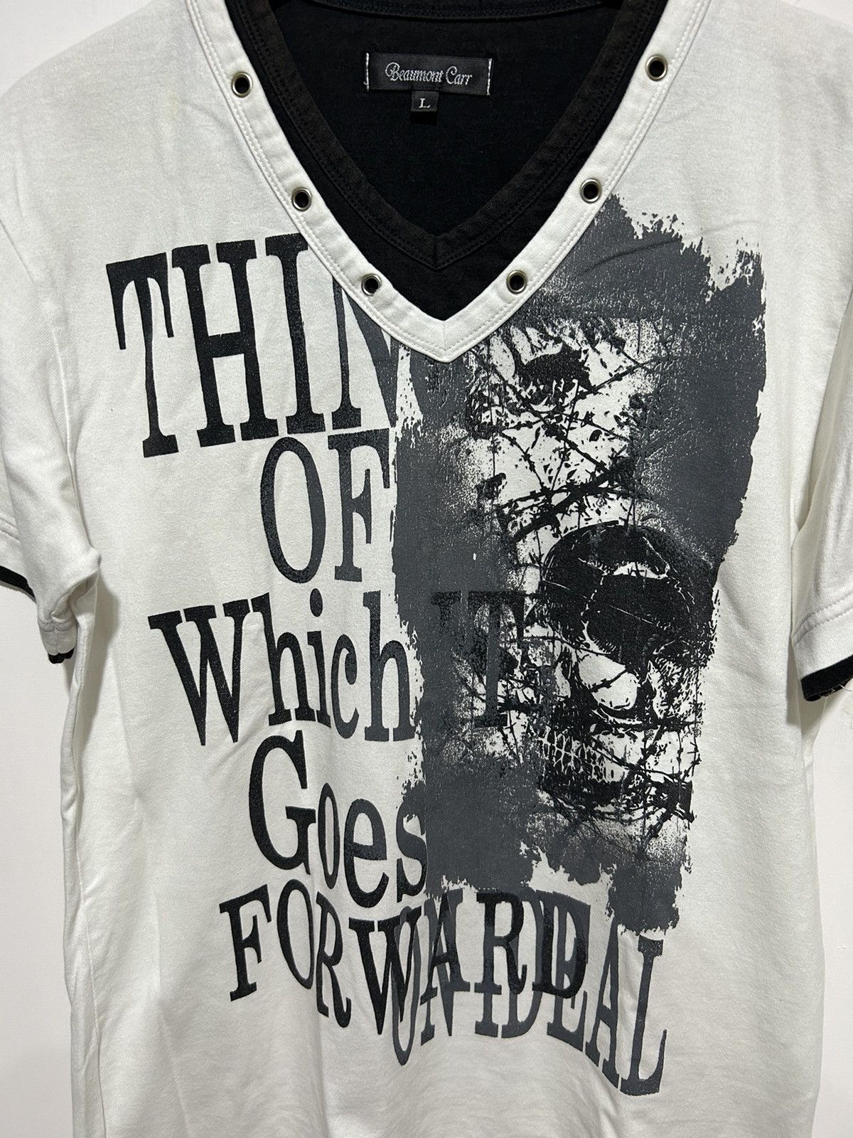 If Six Was Nine × Japanese Brand × Le Grande Bleu (L.G.B.) 💸BINDINGOFFER💸Beaumont Carr Skull Gothic lgb ifsixwasnine Size US L / EU 52-54 / 3 - 3 Thumbnail