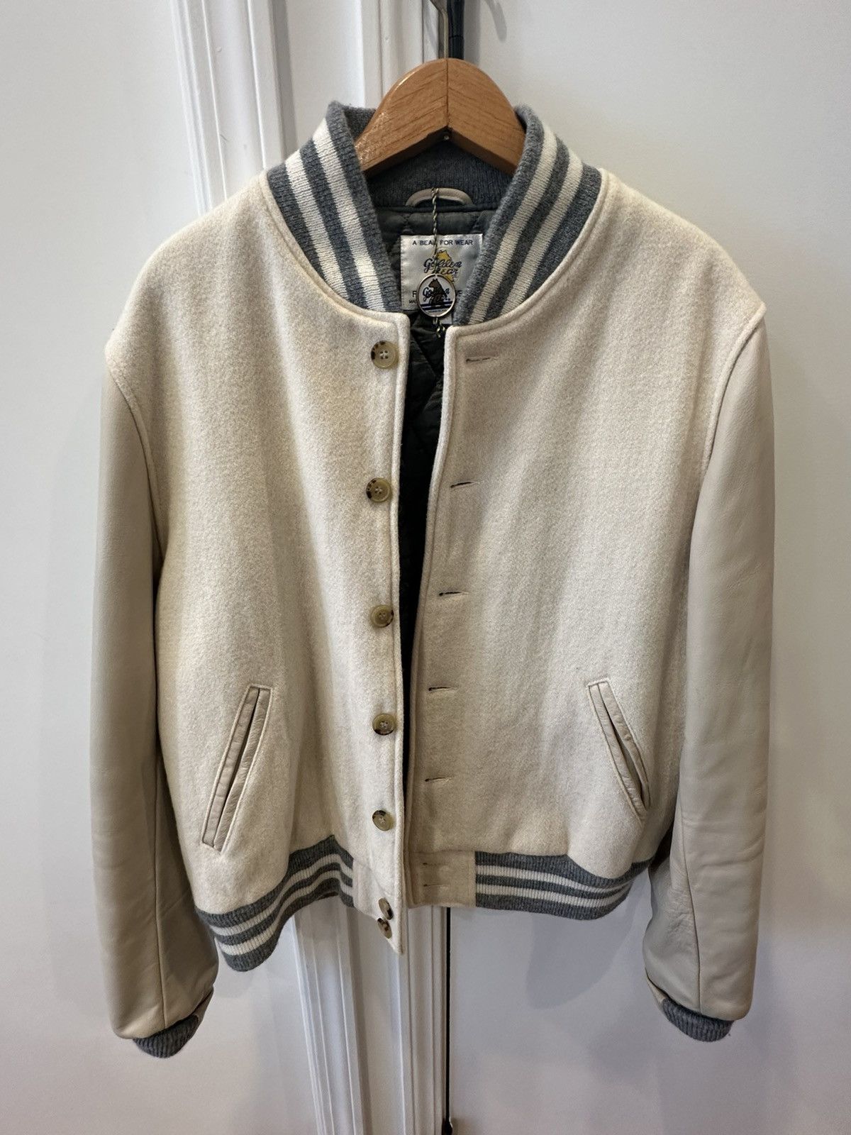 Golden Bear × Kith kith varsity jacket x golden bear size M Size US M / EU 48-50 / 2 - 1 Thumbnail