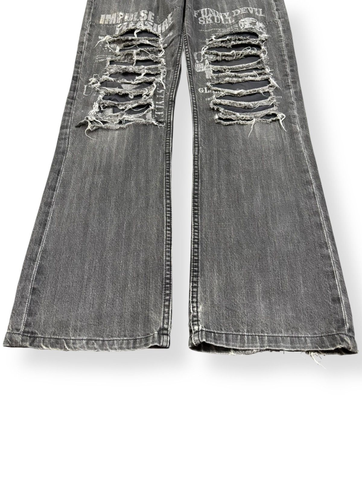 Hysteric Glamour Vintage Japanese Brand Faded Distressed Punk Grunge Jeans Size US 31 - 6 Thumbnail