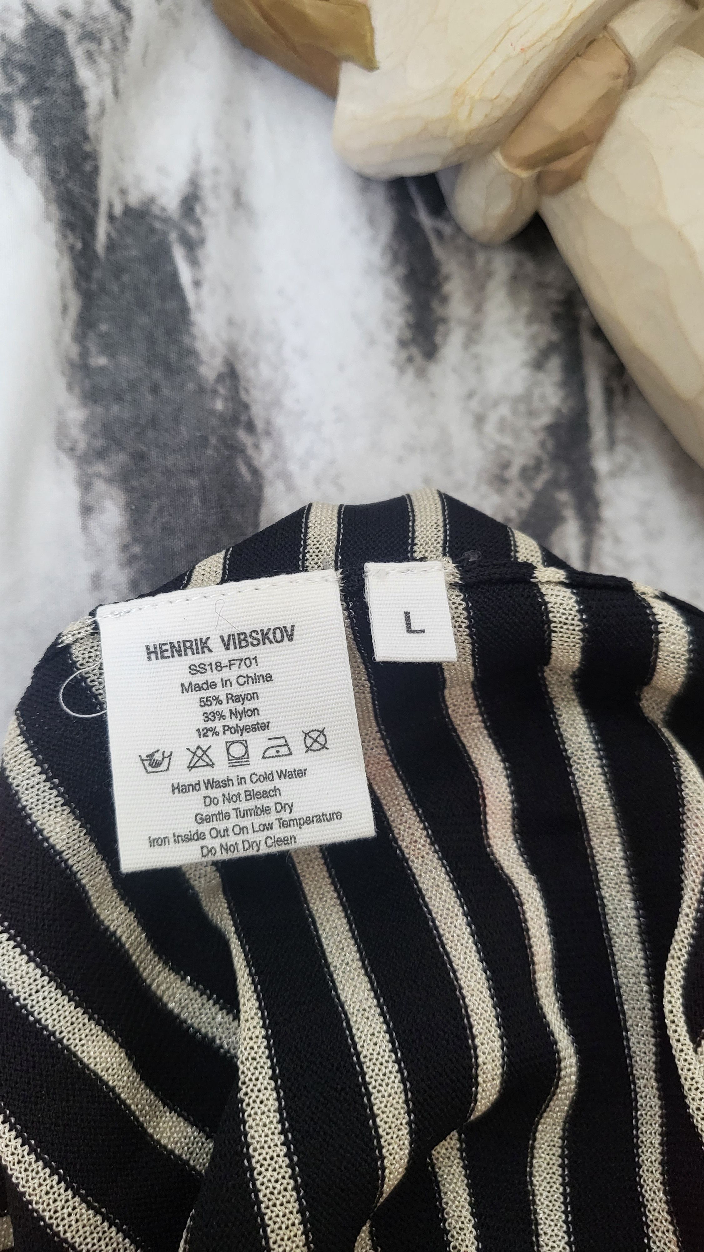 Henrik Vibskov МАЙКА Size L / US 10 / IT 46 - 8 Thumbnail