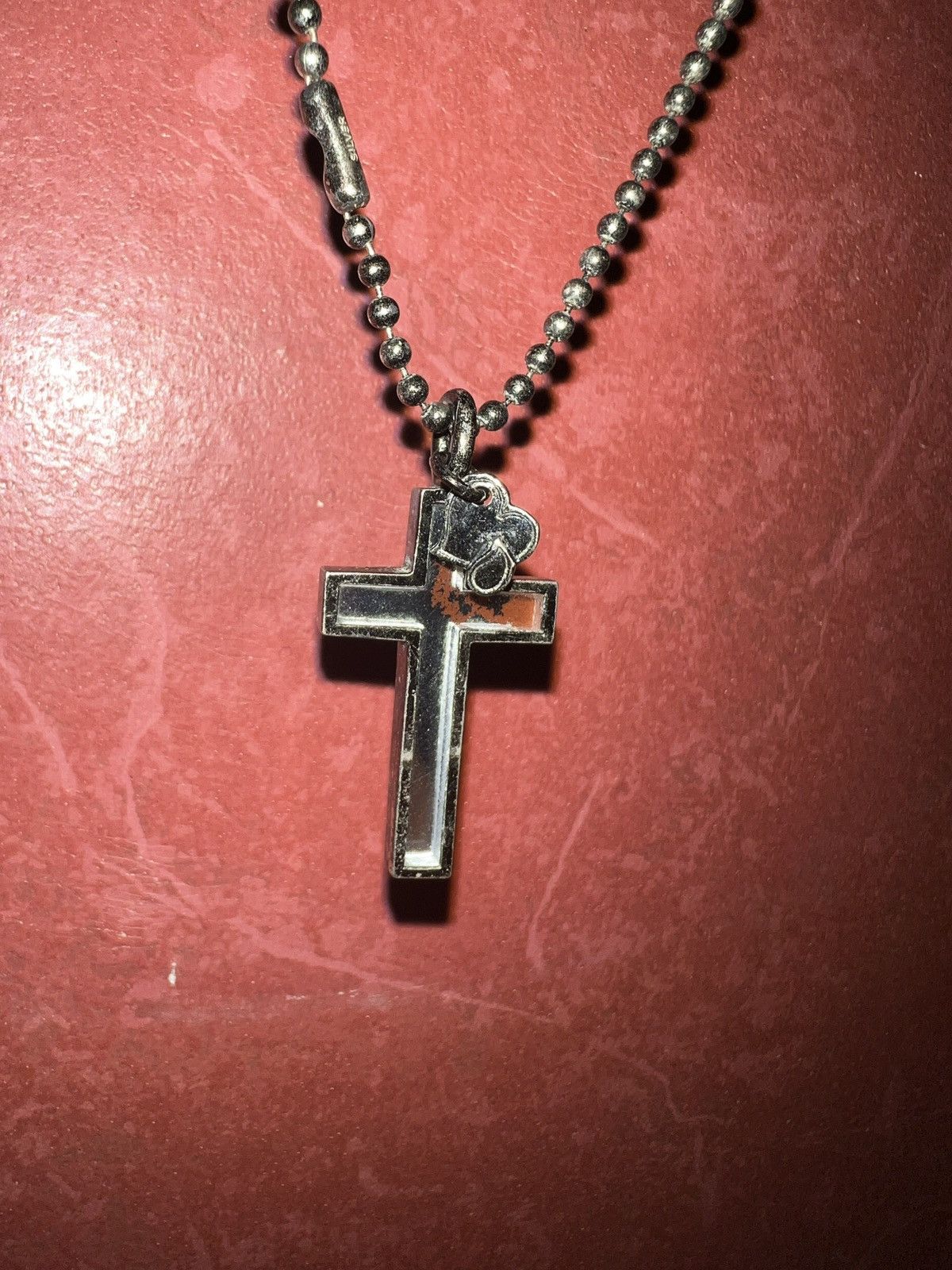 Number (N)ine ss06 mirror cross neclace Size ONE SIZE - 2 Thumbnail