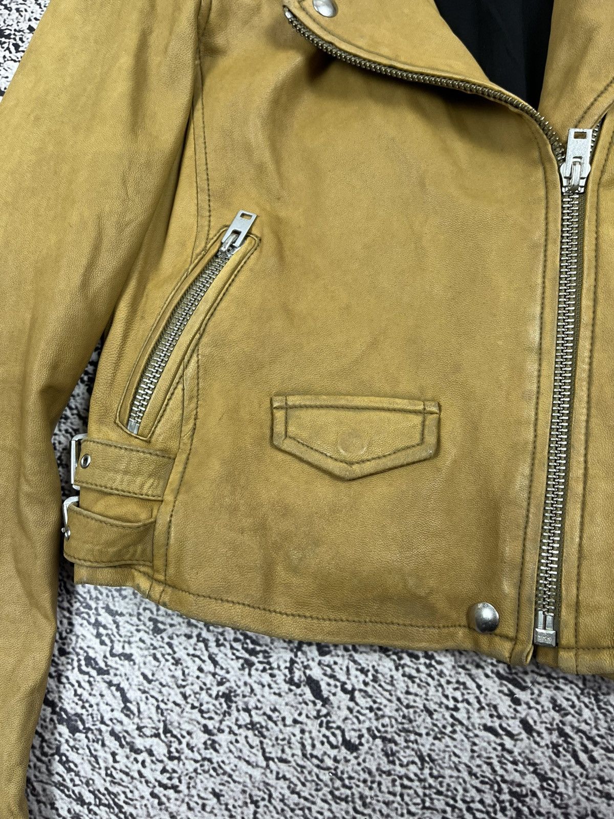 Iro Vintage Iro Leather Biker Perfecto Jacket Bomber size 38 Size XS / US 0-2 / IT 36-38 - 8 Thumbnail