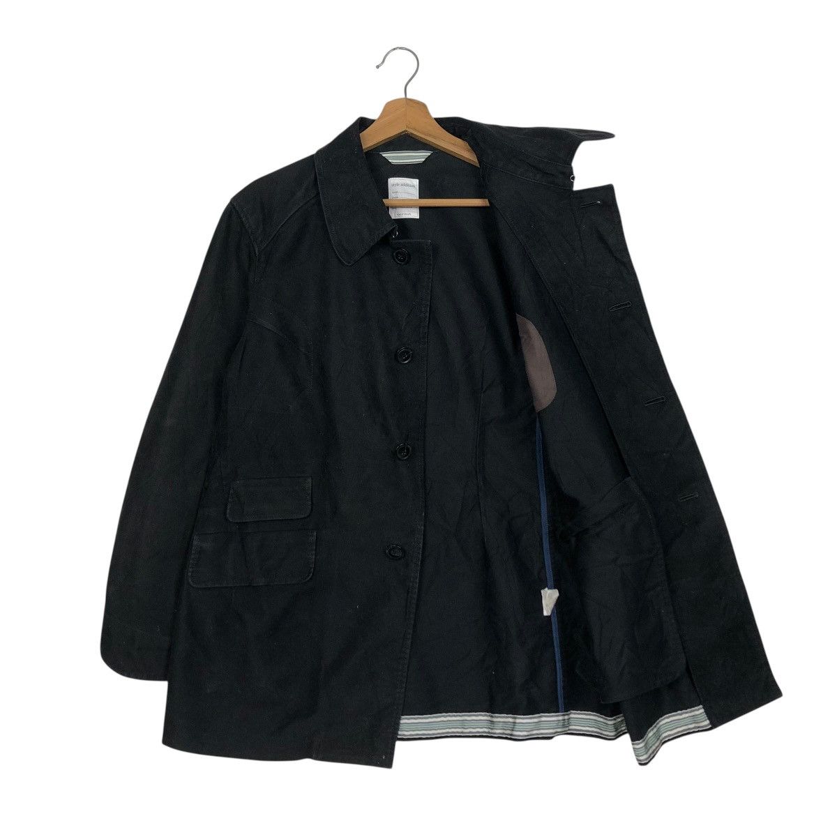 Japanese Brand 🔥RICH BLACK VINTAGE CHORE JACKET ADDITION ISSEY MIYAKE Size US M / EU 48-50 / 2 - 13 Thumbnail