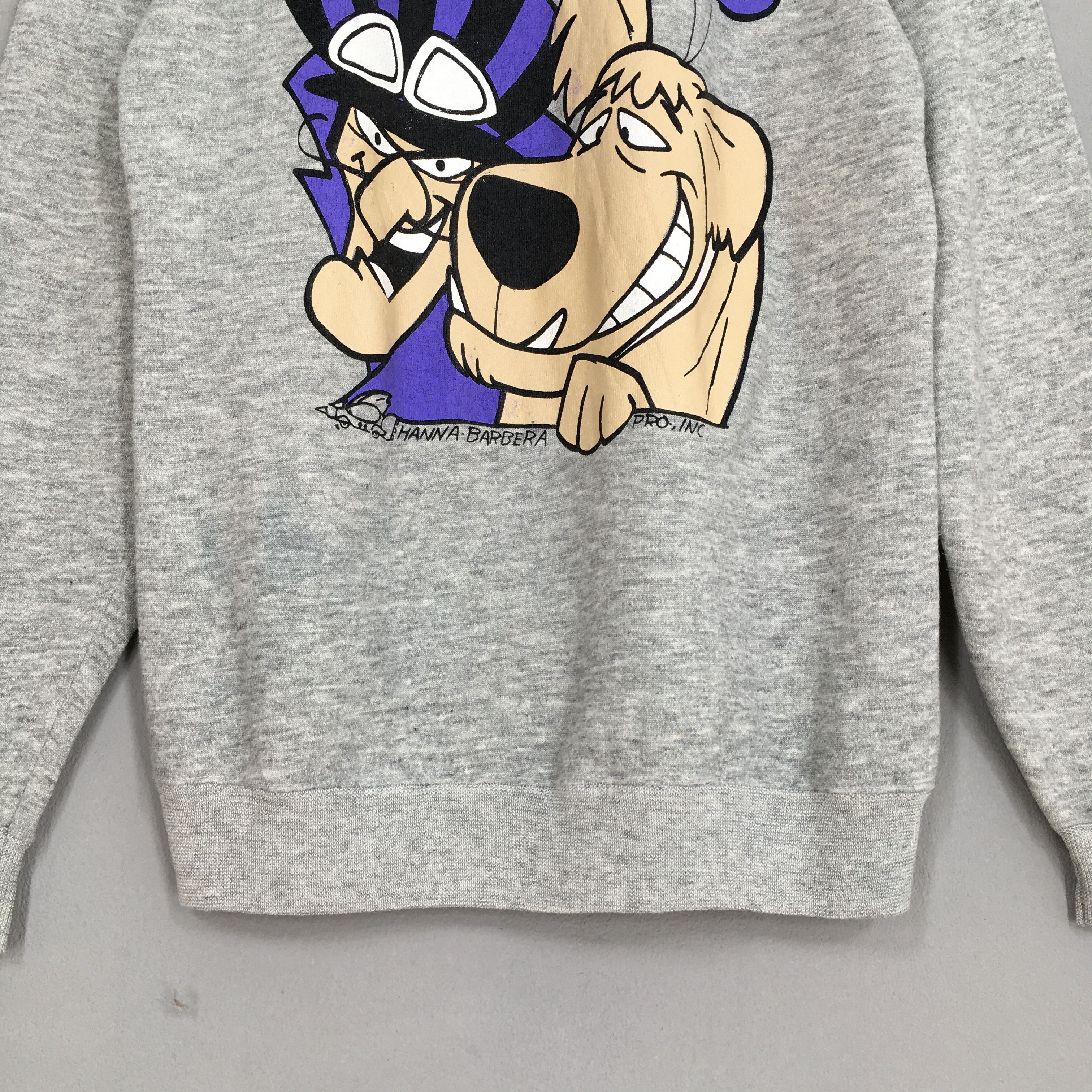 Cartoon Network × Vintage Muttley Dog Wacky Races Cartoon Gray Sweatshirt Medium Size US M / EU 48-50 / 2 - 3 Thumbnail
