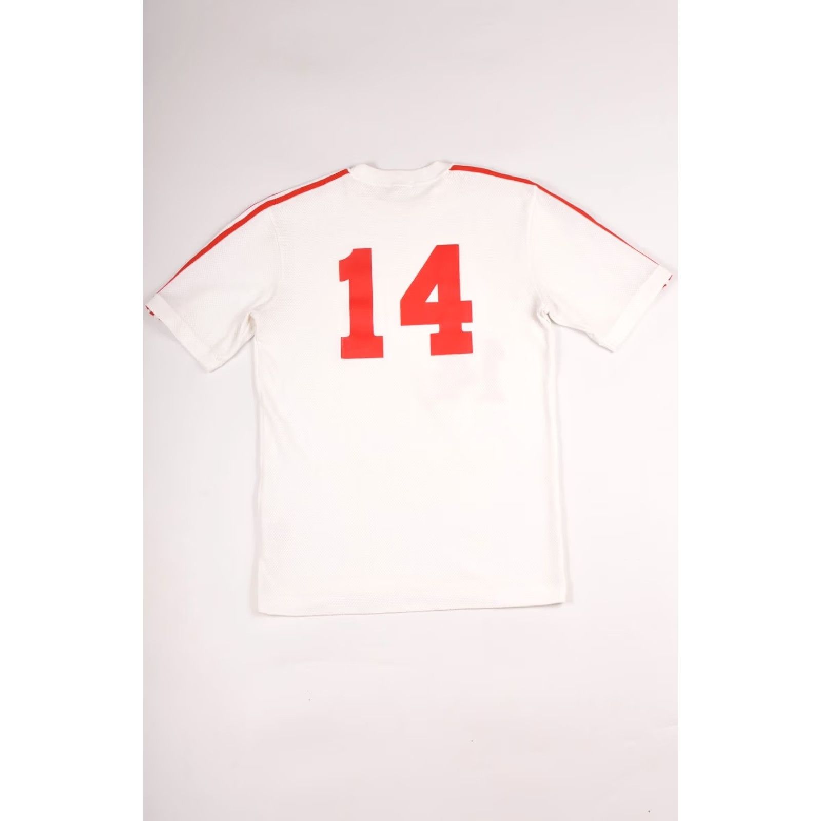 Adidas Adidas Descente Vintage 1980s Jersey Shirt 14 Flag of Japan ADS-28 L Mens White" Size US L / EU 52-54 / 3 - 6 Thumbnail