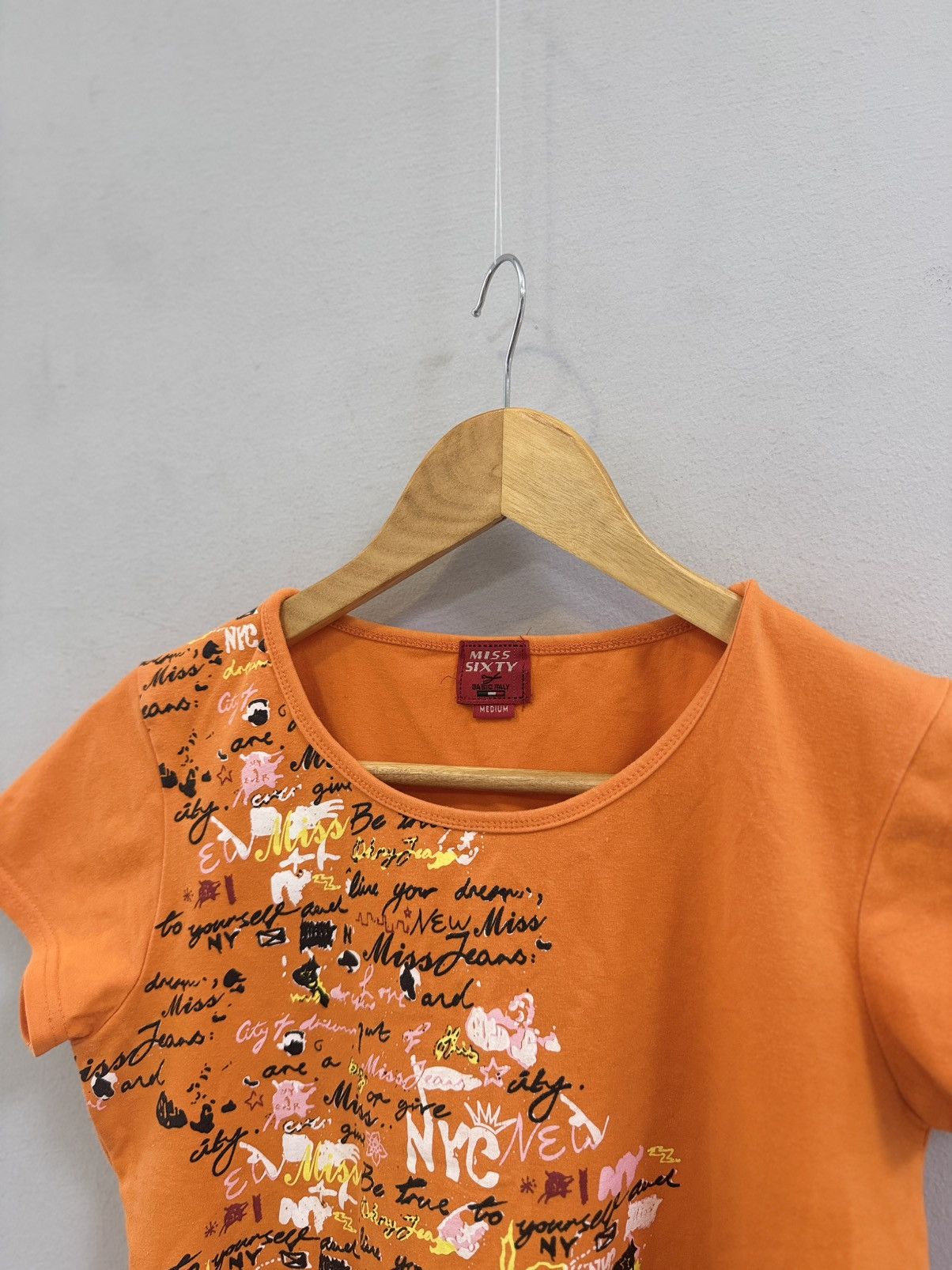 Miss Sixty Y2K Archival jpg overprint patchwork japan style tee shirt Size M / US 6-8 / IT 42-44 - 2 Thumbnail