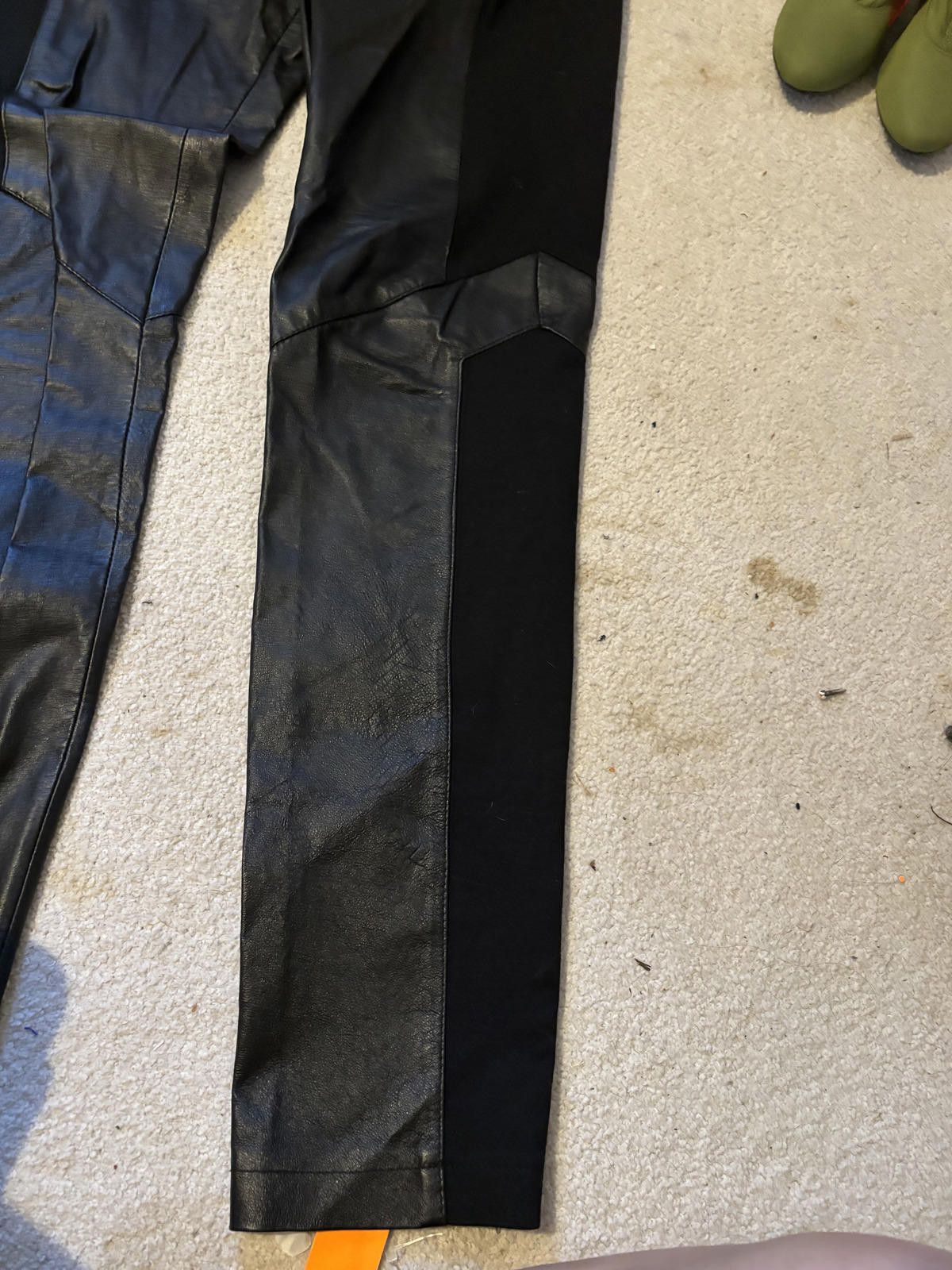 Other NEW Bb Dakota 100% Leather Isaac Motorcyle Leggings sz 10 Size 32" / US 10 / IT 46 - 7 Thumbnail