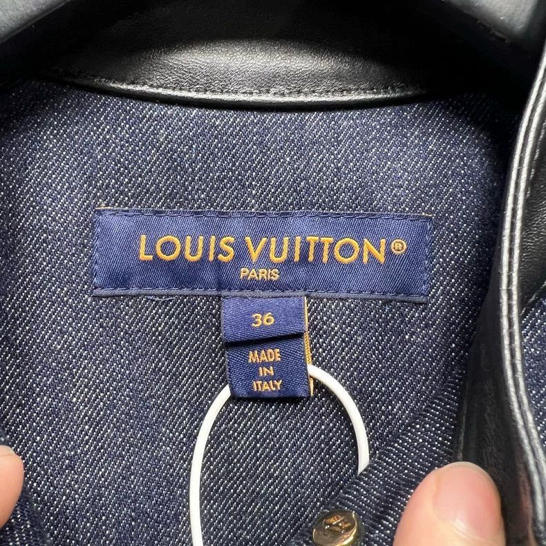 Louis Vuitton Louis Vuitton Blue Purple Denim Jacket-2506 Size S / US 4 / IT 40 - 3 Thumbnail
