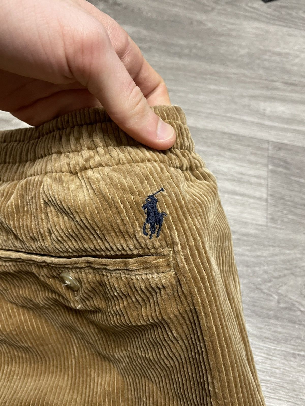 Polo Ralph Lauren Vintage Polo Ralph Lauren Beige Corduroy Velvet Pants Size US 32 / EU 48 - 24 Thumbnail
