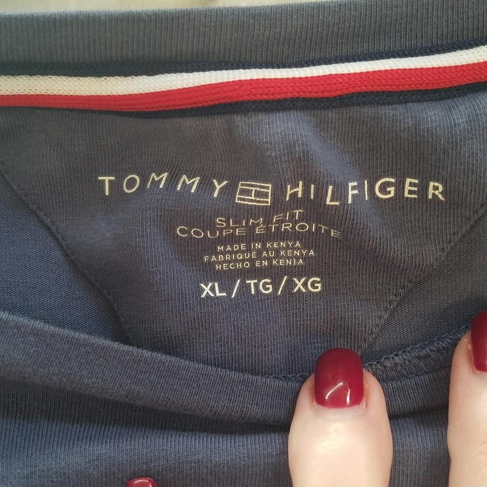 Tommy Hilfiger Tommy Hilfiger Slim Fit Shirt Size XL Size US XL / EU 56 / 4 - 3 Thumbnail