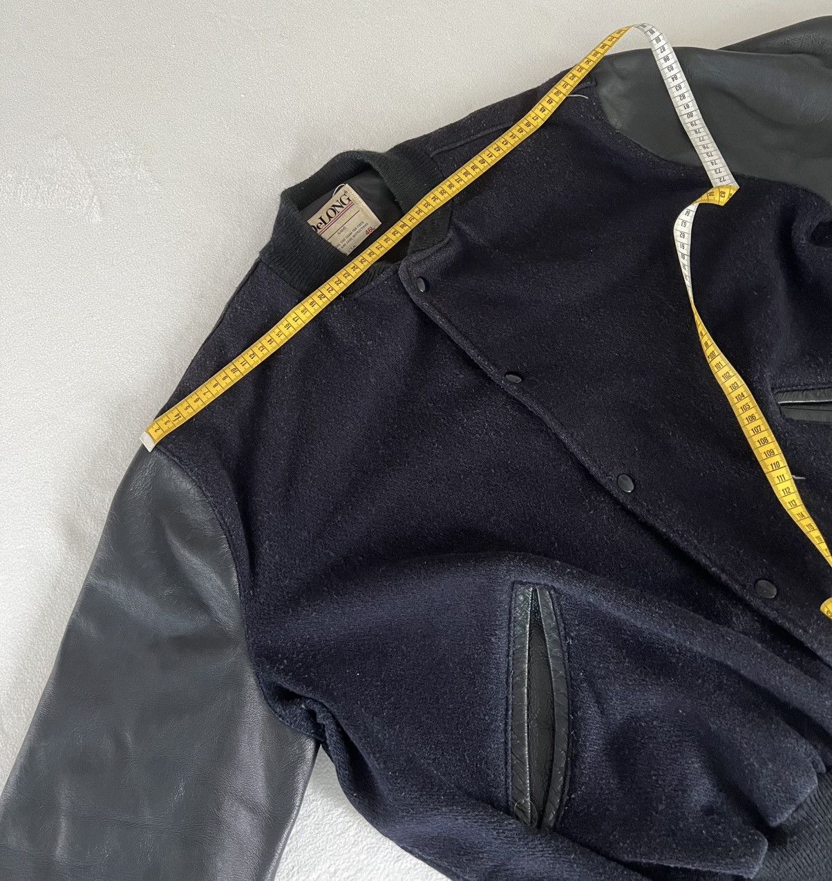 Delong Vintage Varsity / Leather Jacket Size US S / EU 44-46 / 1 - 11 Thumbnail