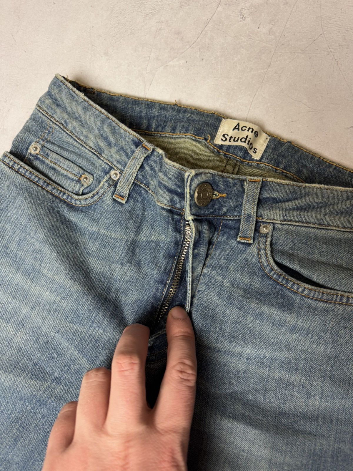 Acne Studios × Vintage Acne Studio Jeans Blue Denim Vintage Size 26" / US 2 / IT 38 - 7 Thumbnail