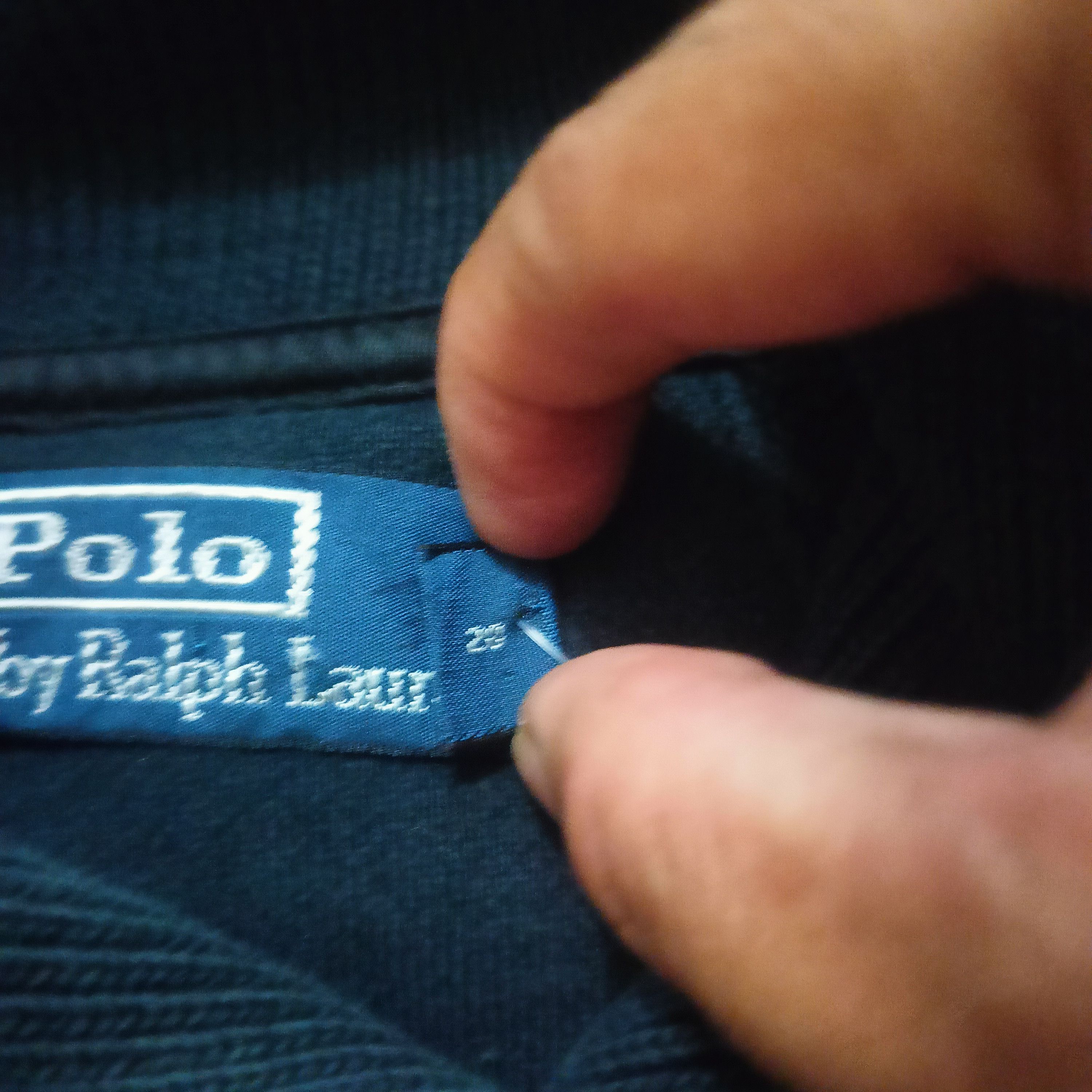 Polo Ralph Lauren Distressed Polo Ralph Lauren Jacket Sleeve Sun Faded Big P Size US L / EU 52-54 / 3 - 10 Thumbnail