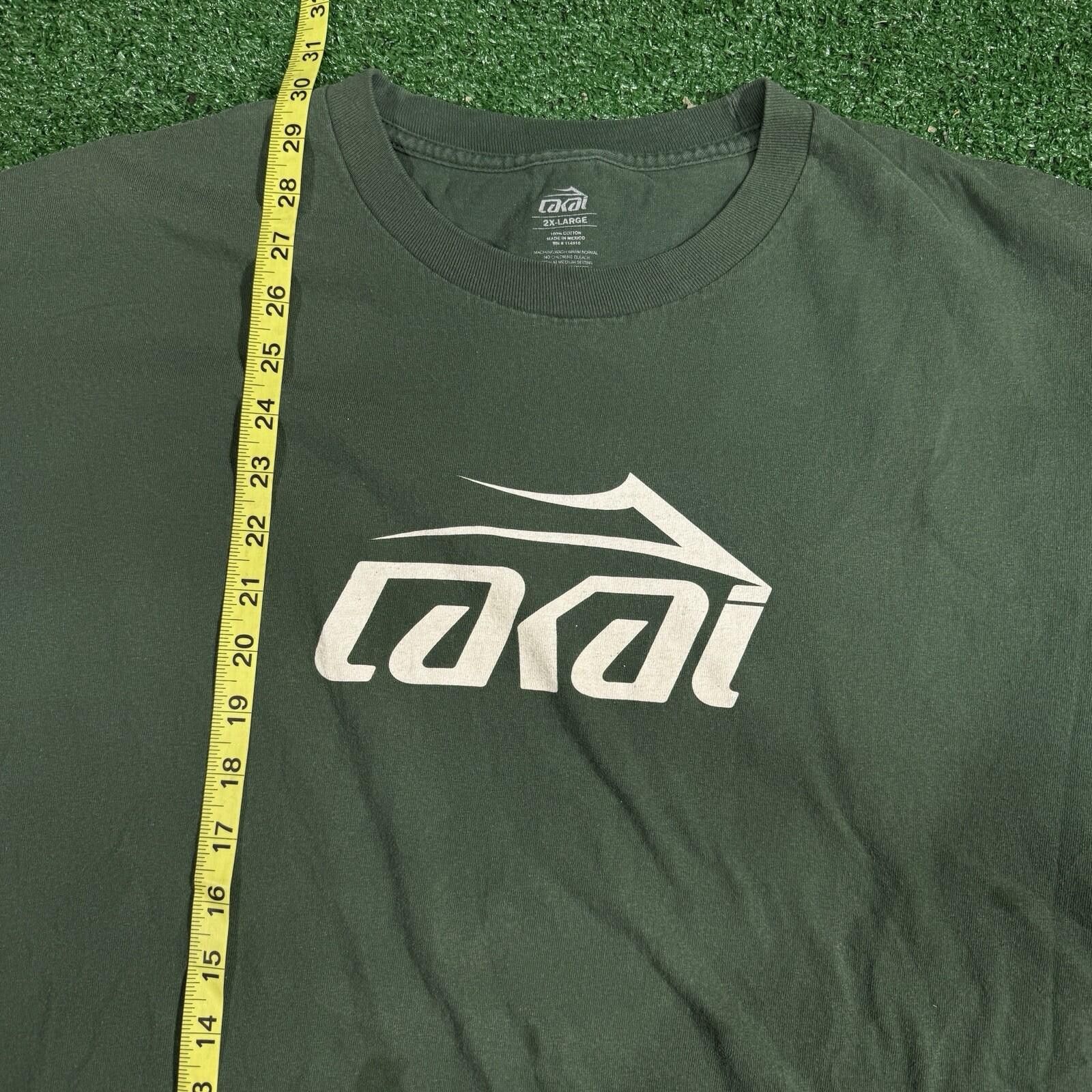 Lakai Vintage Y2K Lakai Logo T Shirt Green 2XL Skateboarding Rare Size US XXL / EU 58 / 5 - 5 Thumbnail