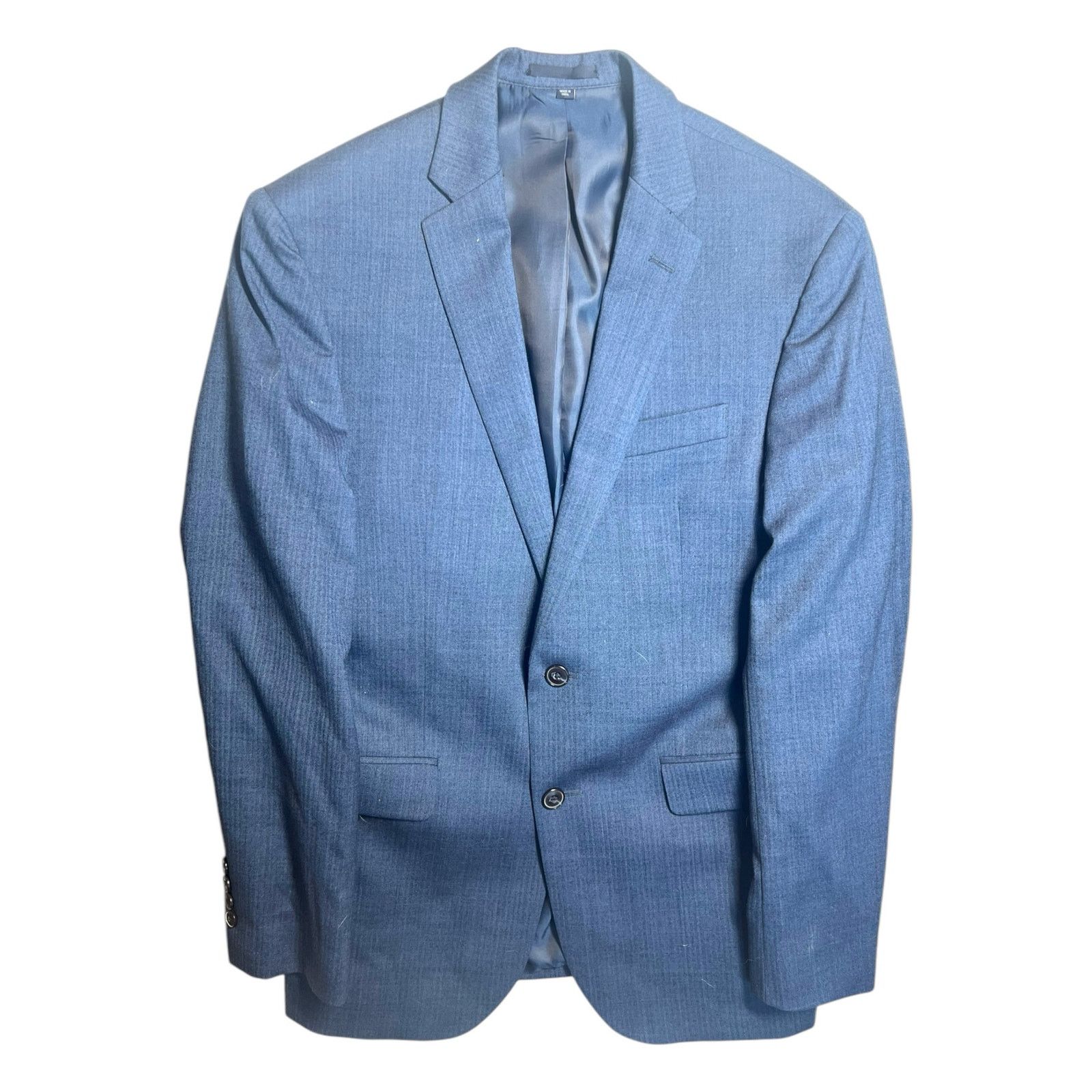 Jos. A. Bank Jos. A. Bank Men’s 39L Navy Blue 2-Piece Suit Size 38R - 1 Thumbnail
