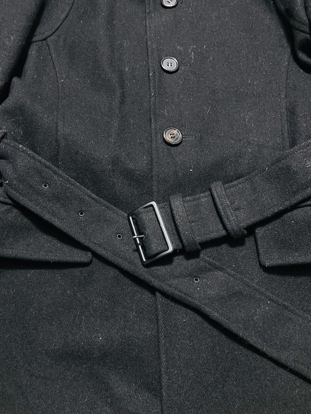 Katharine Hamnett London Katharine Hamnett London Wool Jacket with Belt Size US L / EU 52-54 / 3 - 7 Thumbnail