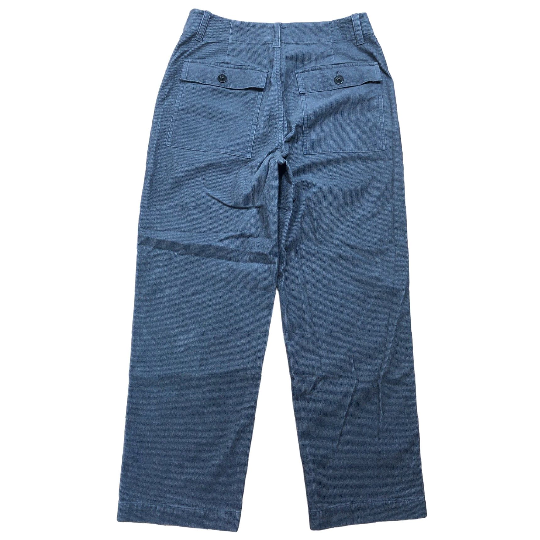 Vintage Jenni Kayne Pants Womens 8 Inseam 26 Dark Gray Corduroy Ranger Trouser Size 30" / US 8 / IT 44 - 2 Thumbnail