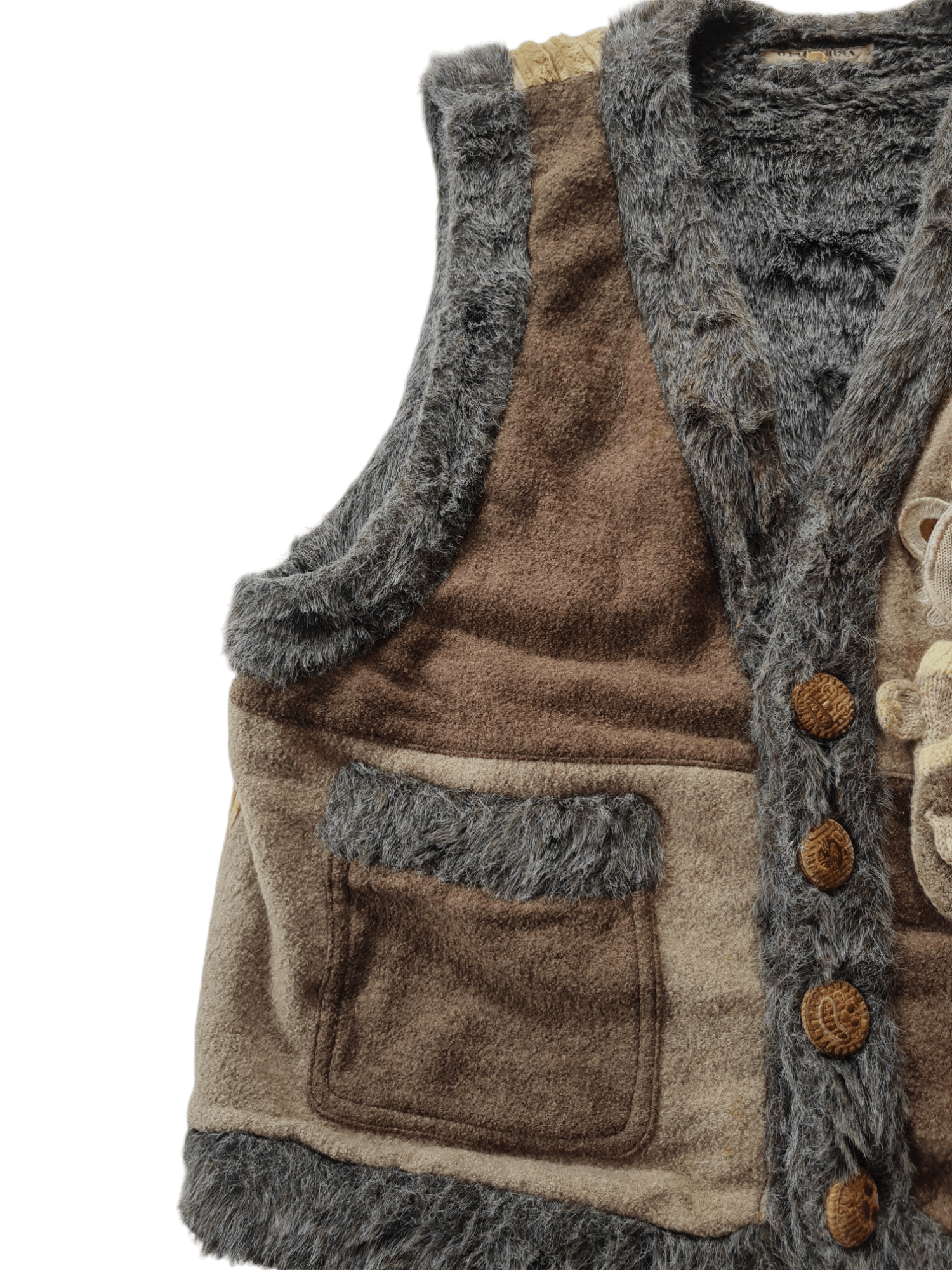 Otto × Vintage Vtg Otto Gioia Vest Fur Size US L / EU 52-54 / 3 - 3 Thumbnail