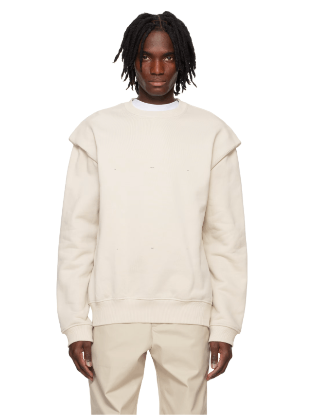 Heliot Emil BNWT SS25 HEILOT EMIL OUTLINE LOGO SWEATSHIRT XL Size US XL / EU 56 / 4 - 1 Thumbnail