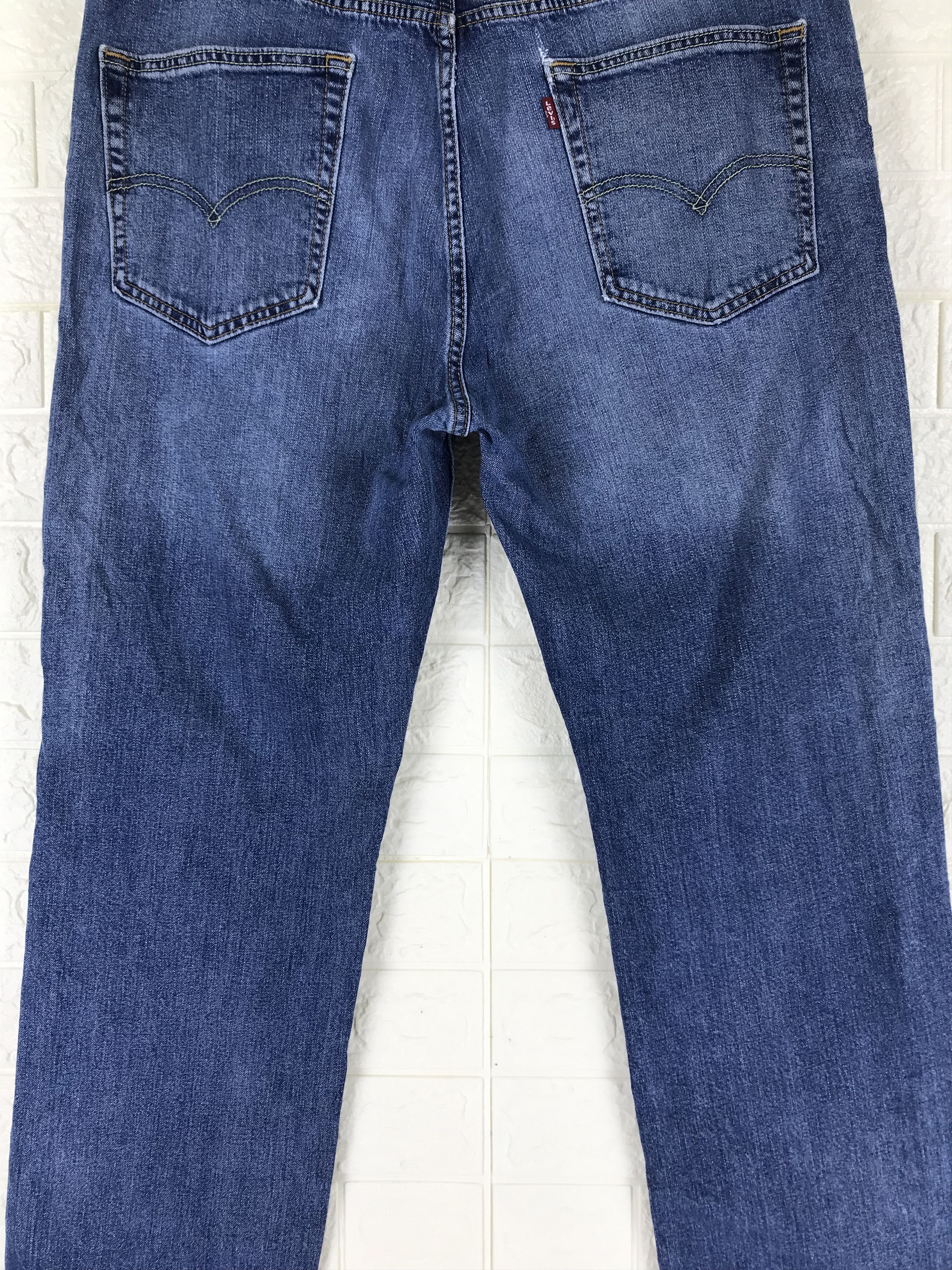 Levi's Vintage Levi's 514 Straight Fit Cut Jeans Faded Blue Denim Size US 38 / EU 54 - 7 Thumbnail