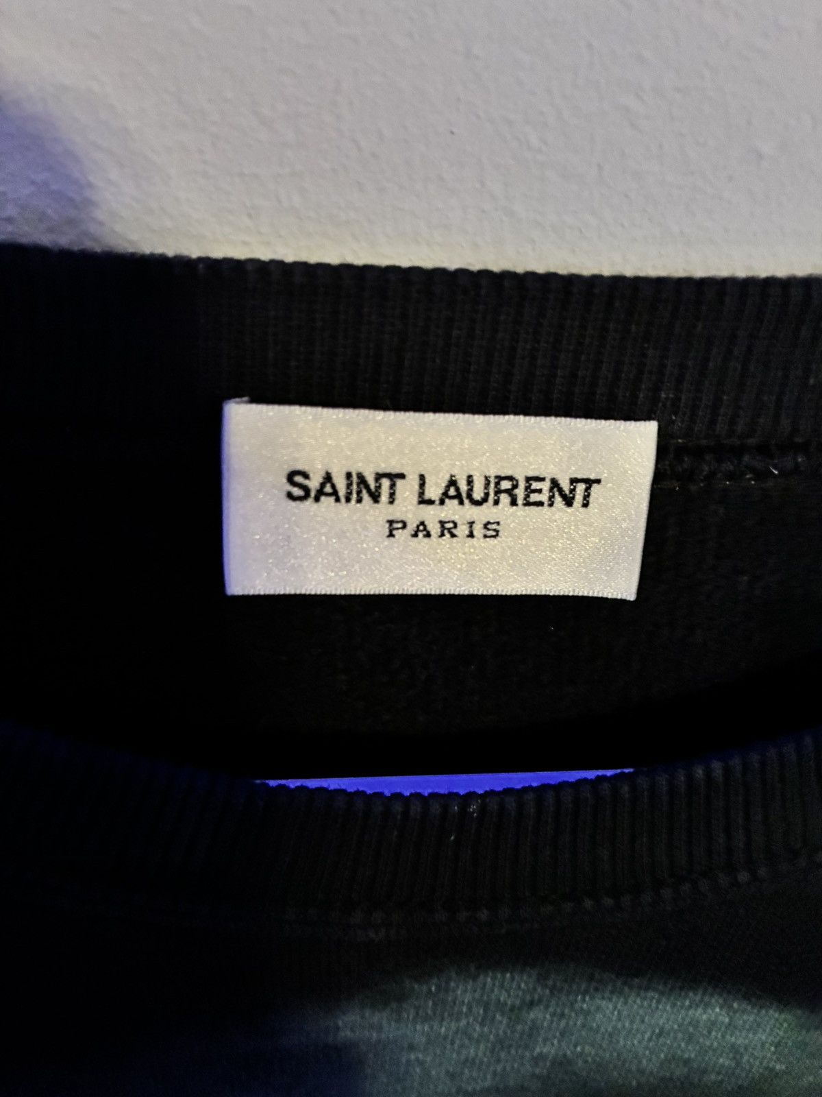 Saint Laurent Paris Saint Laurent Paris Crewneck Size US L / EU 52-54 / 3 - 4 Thumbnail