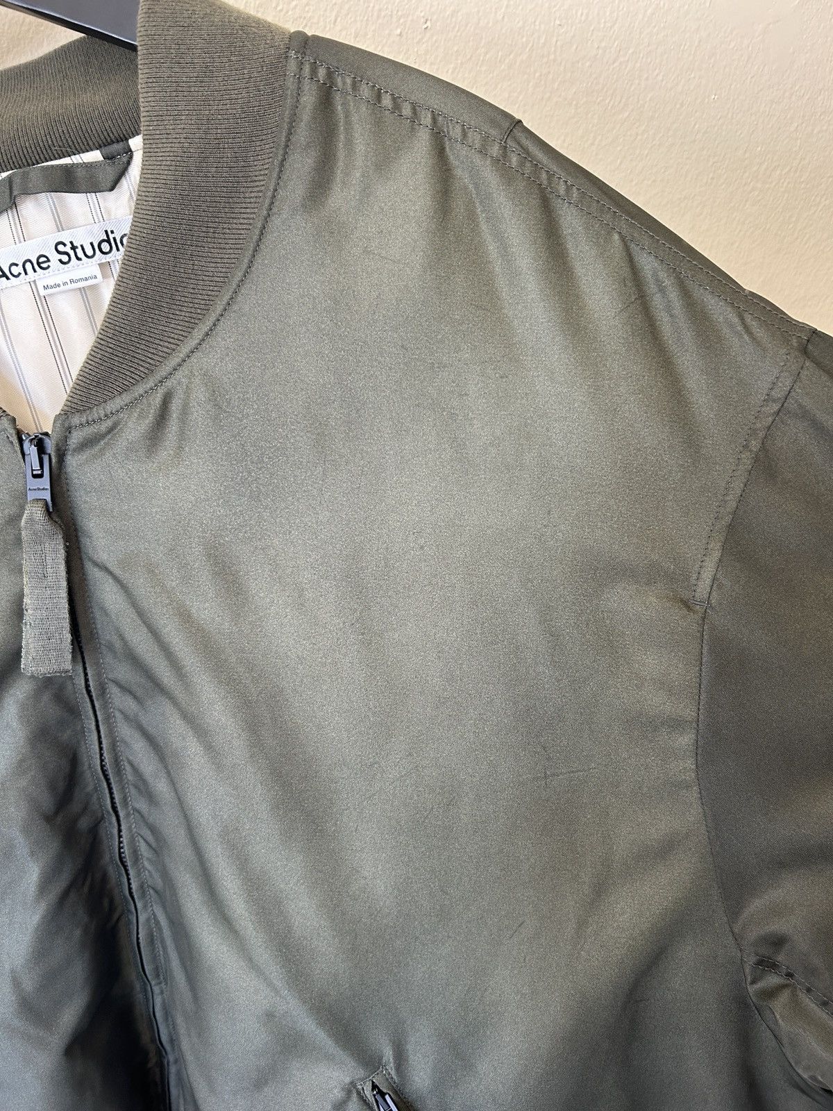 Acne Studios Acne Studios Satin Bomber Jacket Size US L / EU 52-54 / 3 - 3 Thumbnail