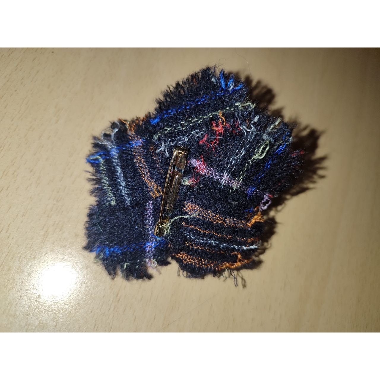 Chanel Chanel Fall 2013 RTW Raw-Edge Multicolor Brooch Size ONE SIZE - 5 Thumbnail